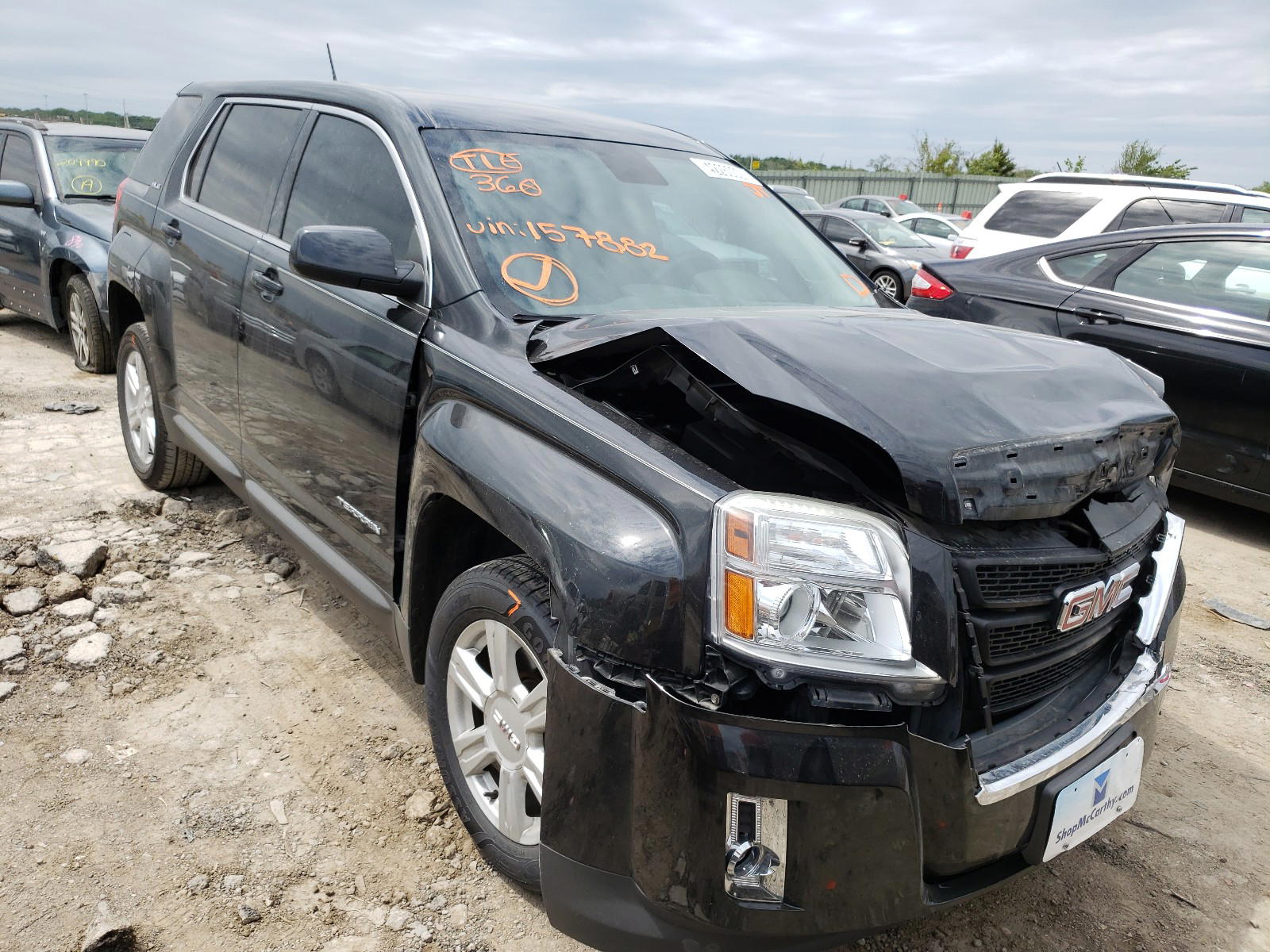 GMC TERRAIN SL 2014 with VIN 2GKALMEK9E6157882 - Photo from auction