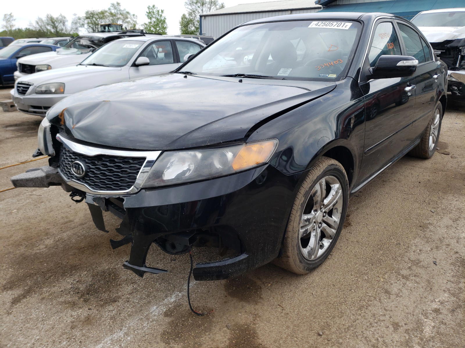 Photo 2 from auction – 2009 KIA OPTIMA SX with VIN KNAGE228895334403