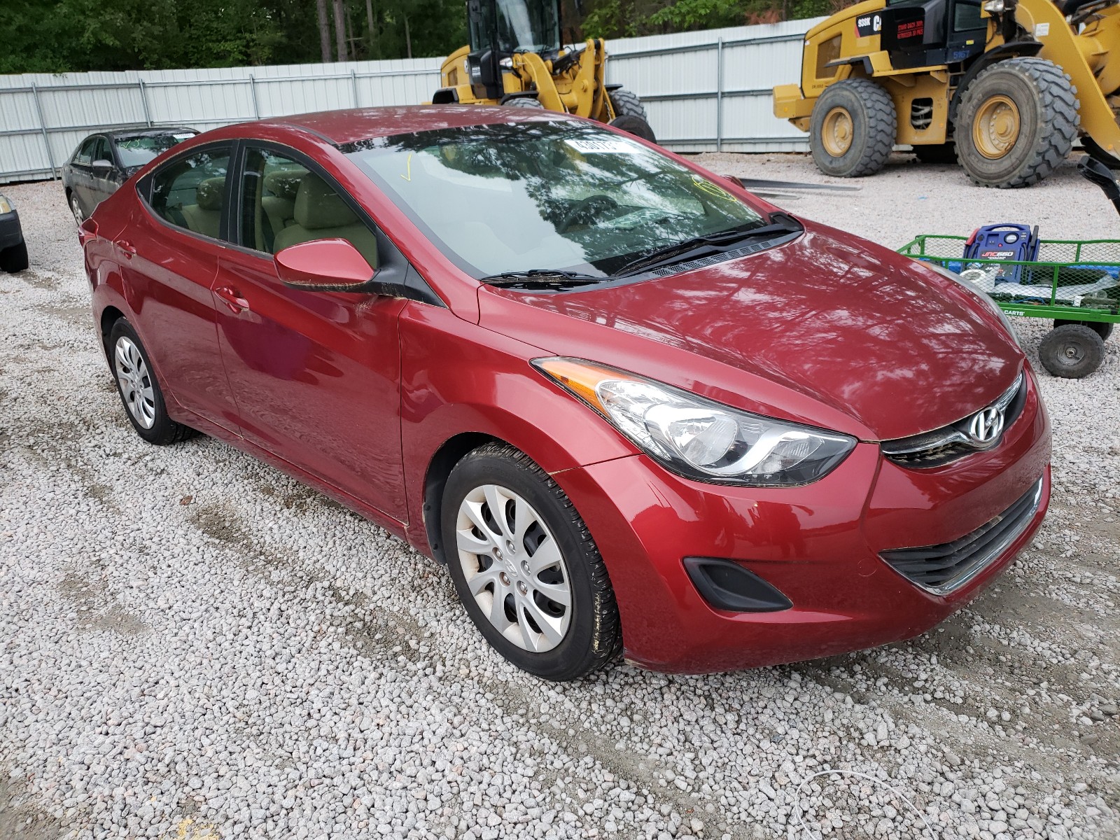 HYUNDAI ELANTRA 2013 with VIN 5NPDH4AE2DH201354 - Photo from auction