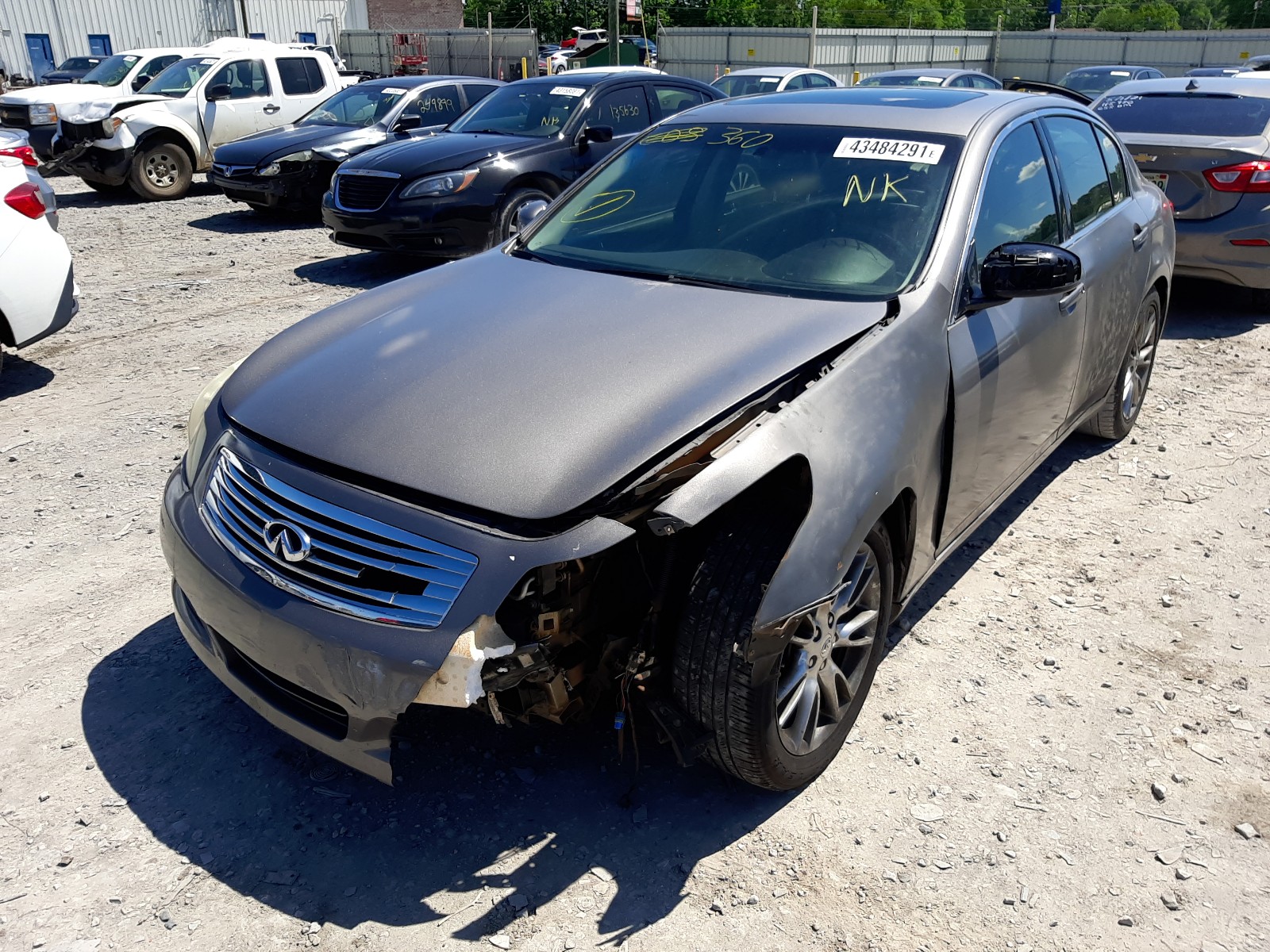 Photo 2 from auction – 2007 INFINITI G35 with VIN JNKBV61E77M707119