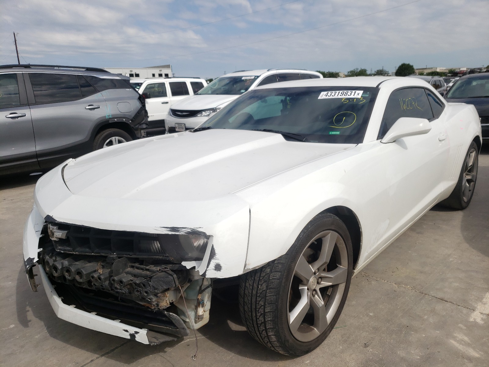 Photo 2 from auction – 2013 CHEVROLET CAMARO LS with VIN 2G1FA1E3XD9166854