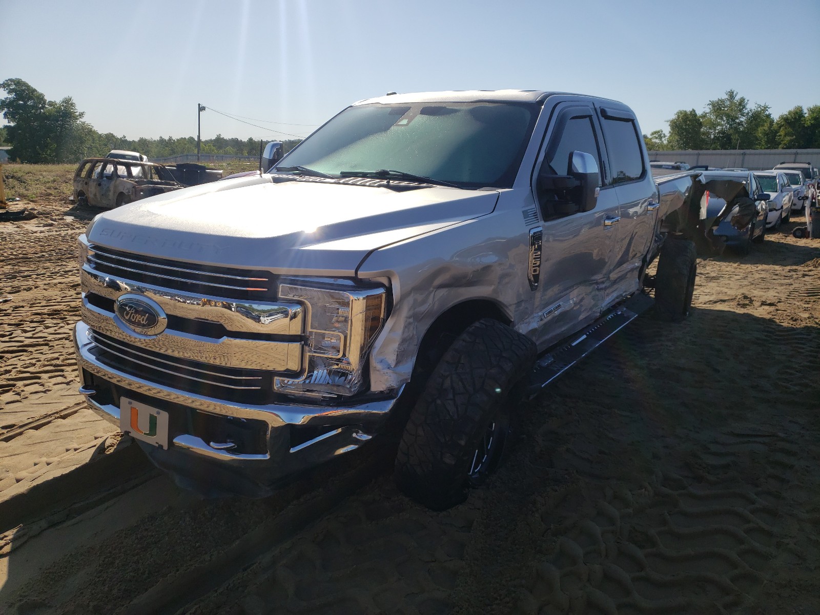 Photo 2 from auction – 2018 FORD F250 SUPER with VIN 1FT7W2BT2JEC73901