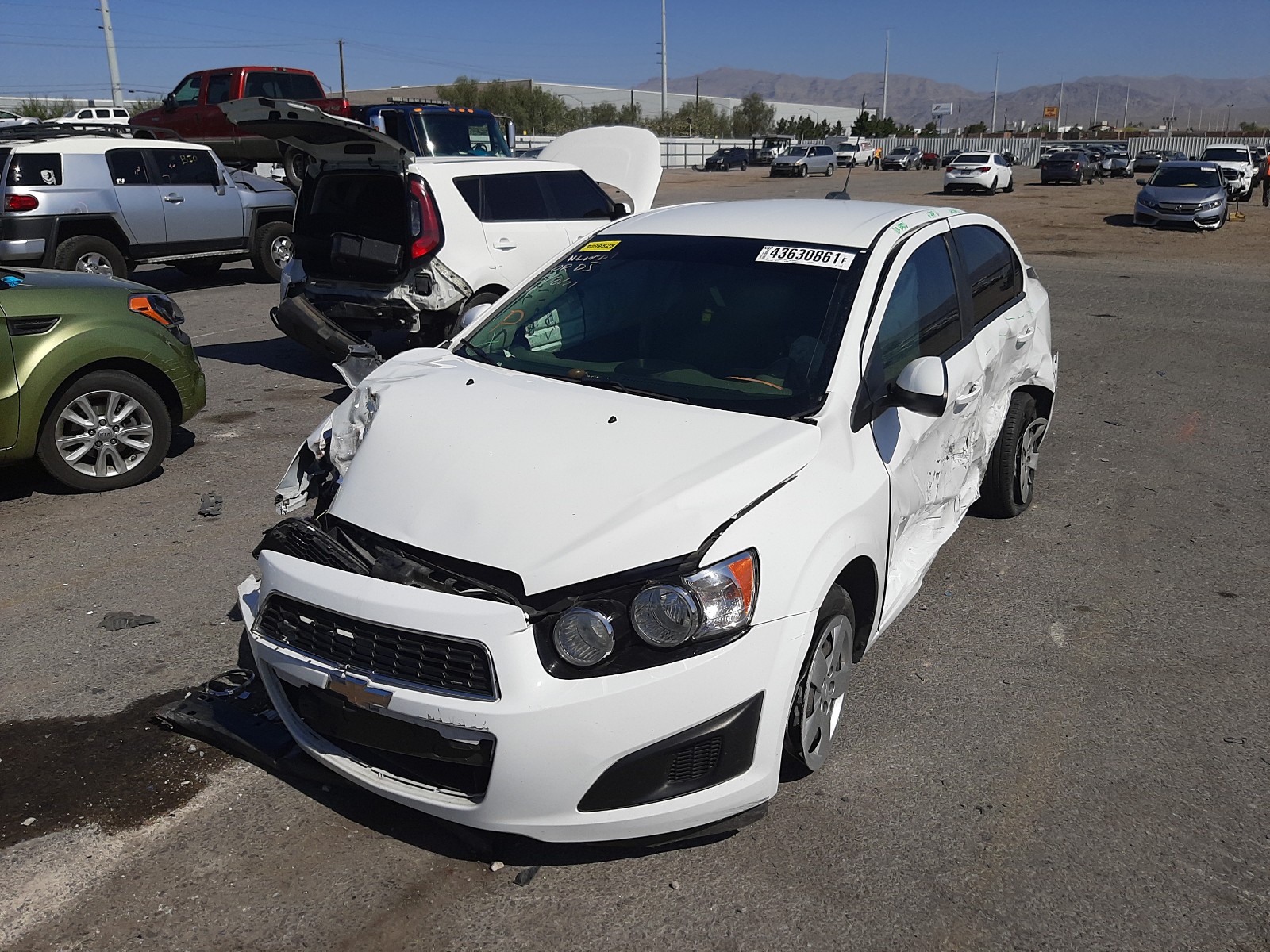 Photo 2 from auction – 2016 CHEVROLET SONIC LS with VIN 1G1JB5SH0G4117250
