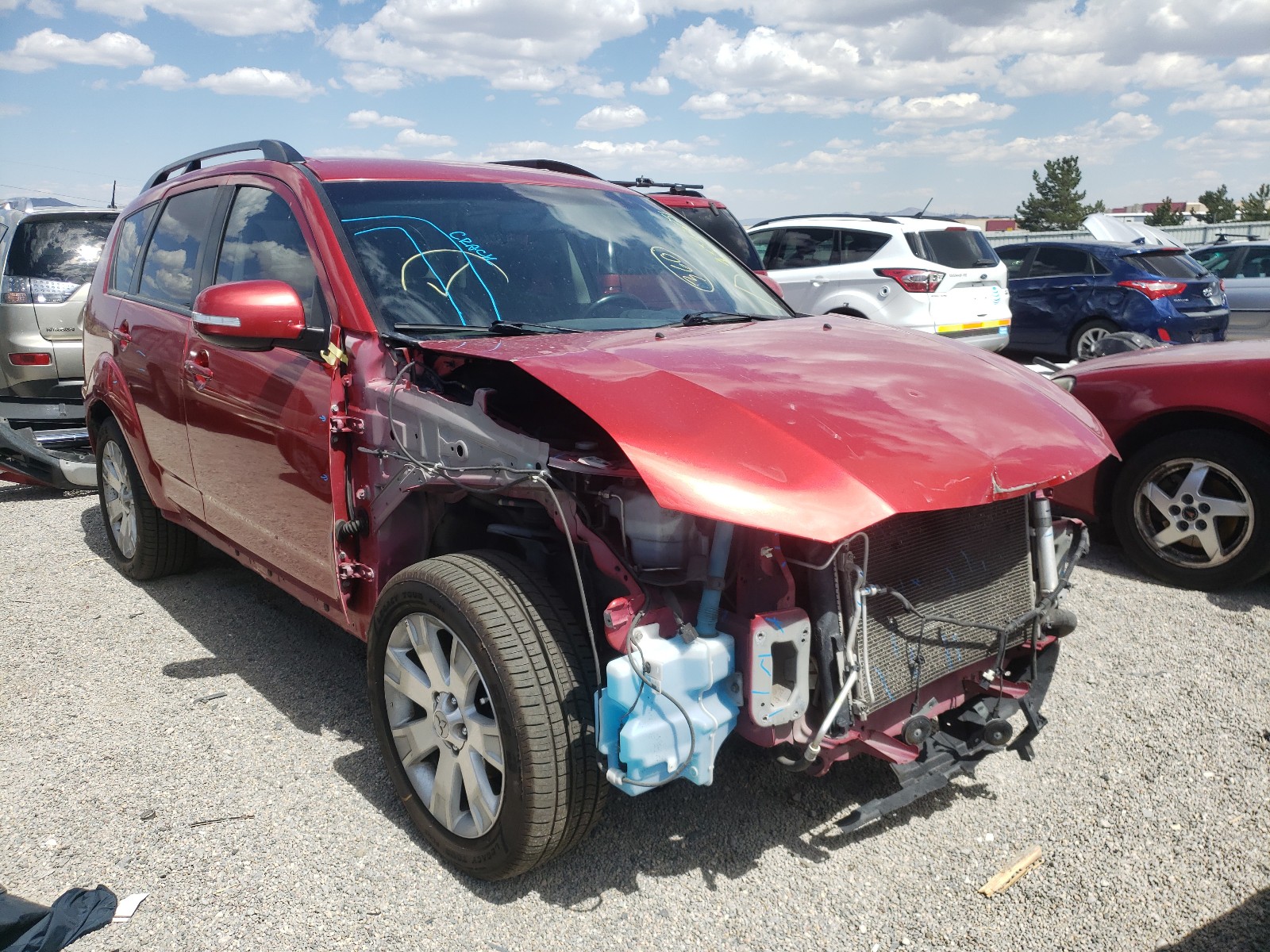Photo 1 from auction – 2013 MITSUBISHI OUTLANDER with VIN JA4JT3AW2DU020906