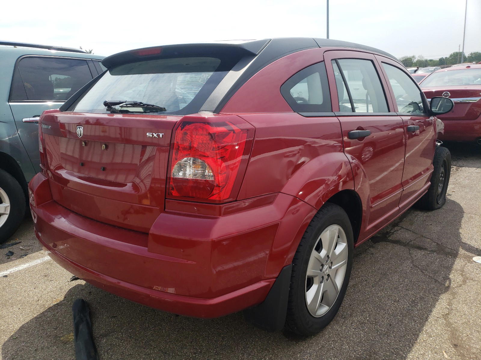Photo 4 from auction – 2007 DODGE CALIBER SX with VIN 1B3HB48B37D417210