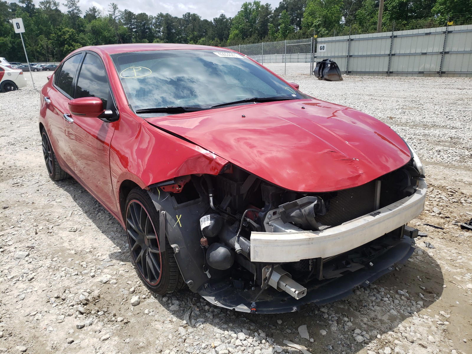 DODGE DART LIMIT 2013 with VIN 1C3CDFCH2DD326309 - Photo from auction