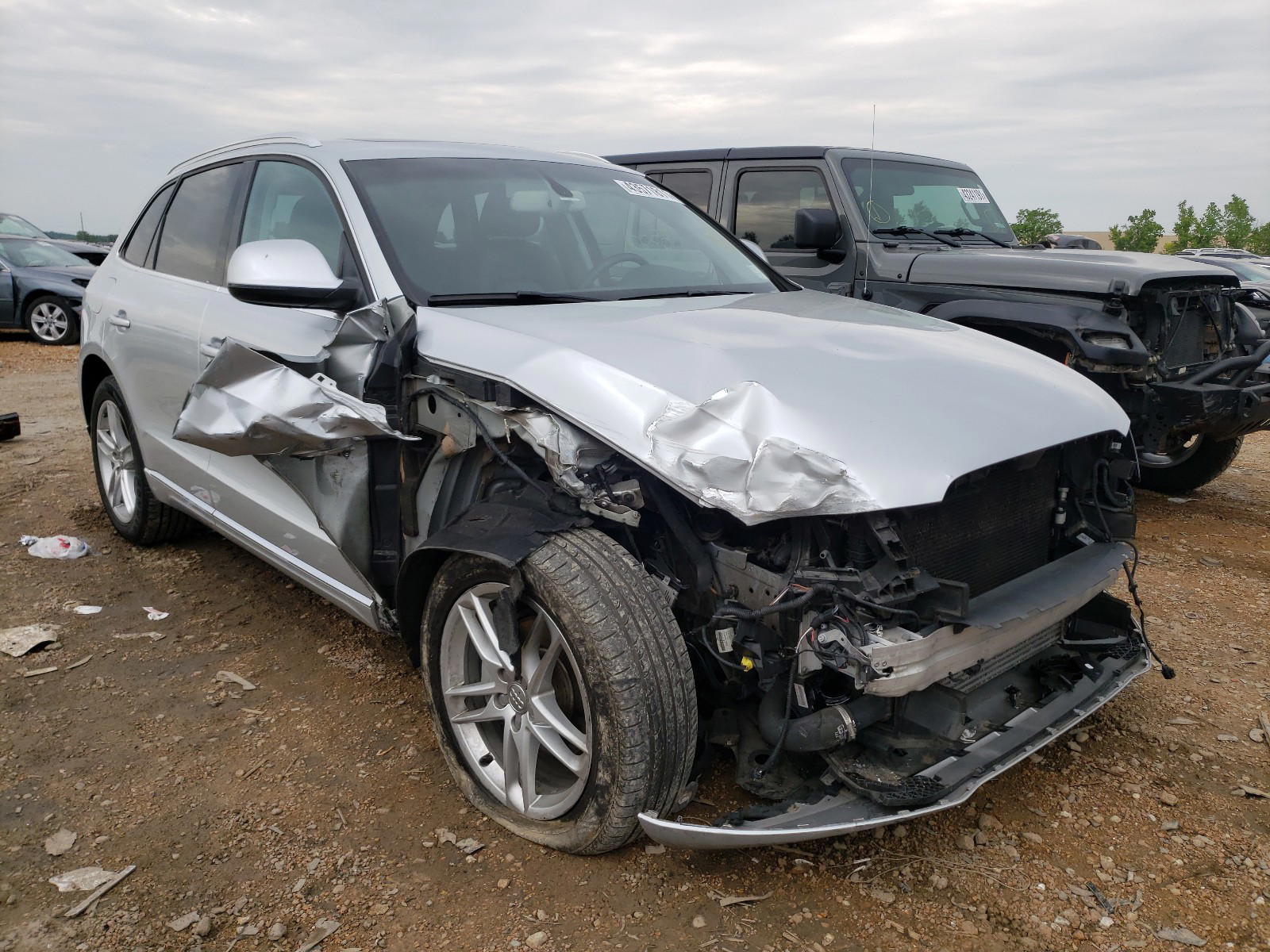 AUDI Q5 PREMIUM 2014 with VIN WA1LFAFP8EA081847 - Photo from auction
