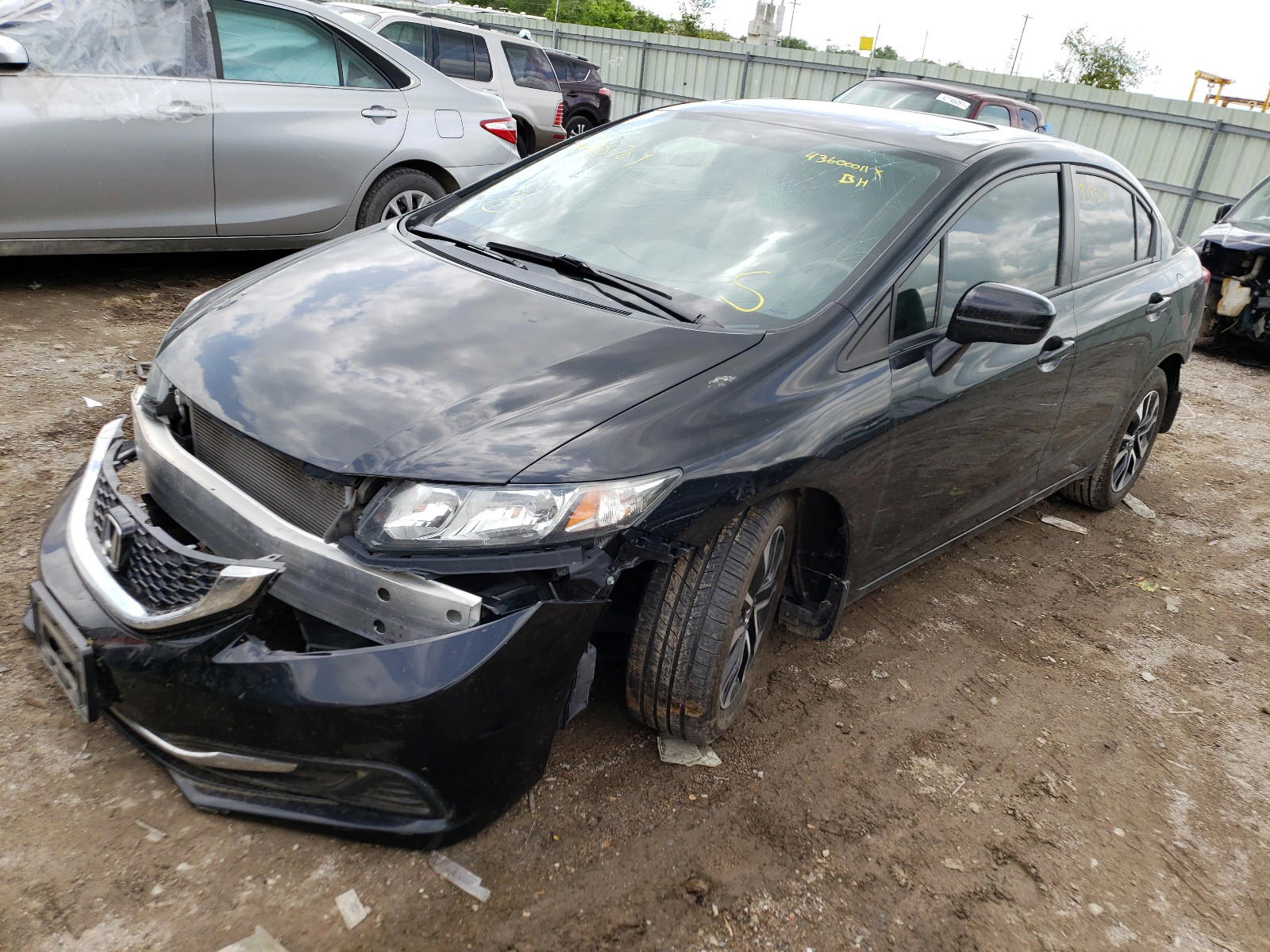 Photo 2 from auction – 2015 HONDA CIVIC EX with VIN 19XFB2F82FE246769