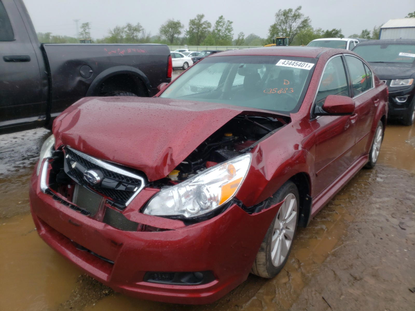 Photo 2 from auction – 2012 SUBARU LEGACY 2.5 with VIN 4S3BMCK60C3035883