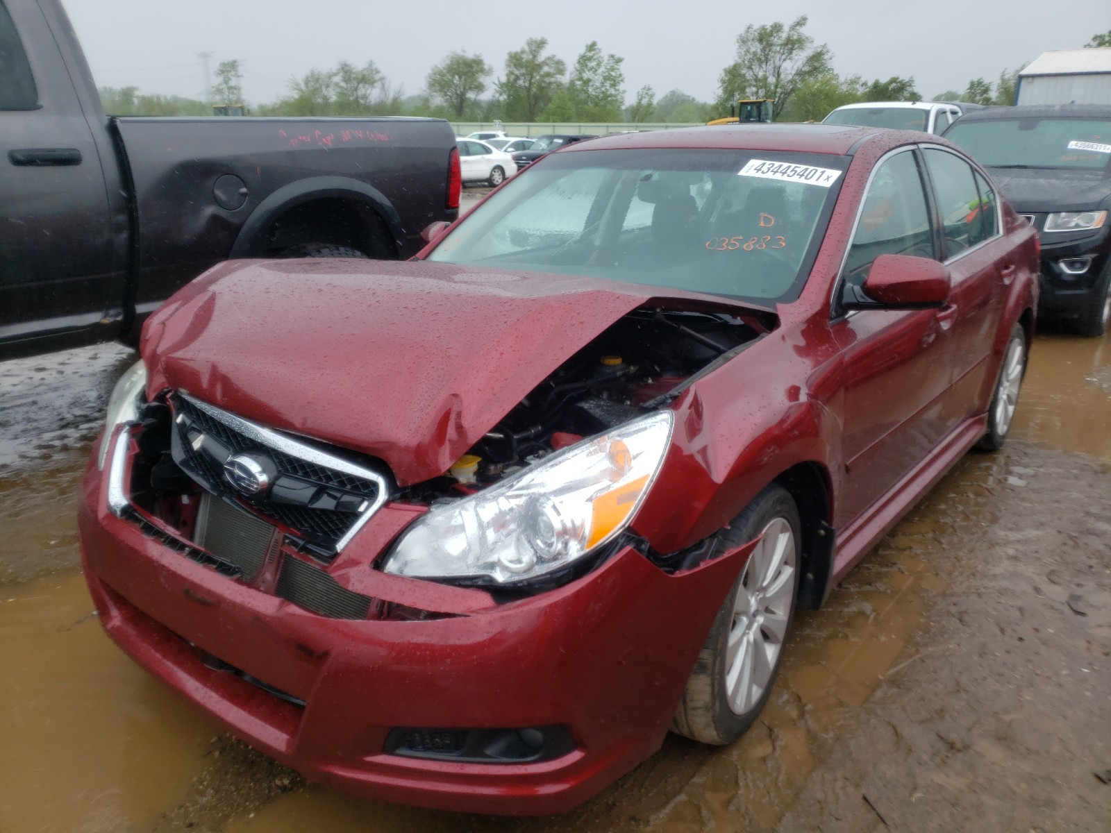 Фото 2 с аукциона – 2012 SUBARU LEGACY 2.5 с VIN 4S3BMCK60C3035883