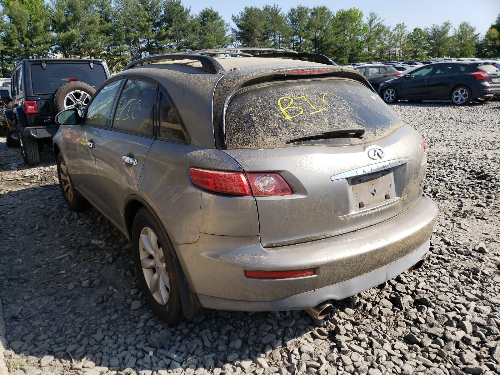 Photo 3 from auction – 2004 INFINITI FX35 with VIN JNRAS08W04X215768