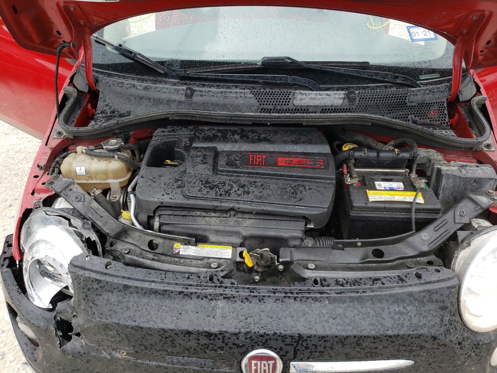 Photo 7 from auction – 2012 FIAT 500 POP with VIN 3C3CFFAR4CT385229