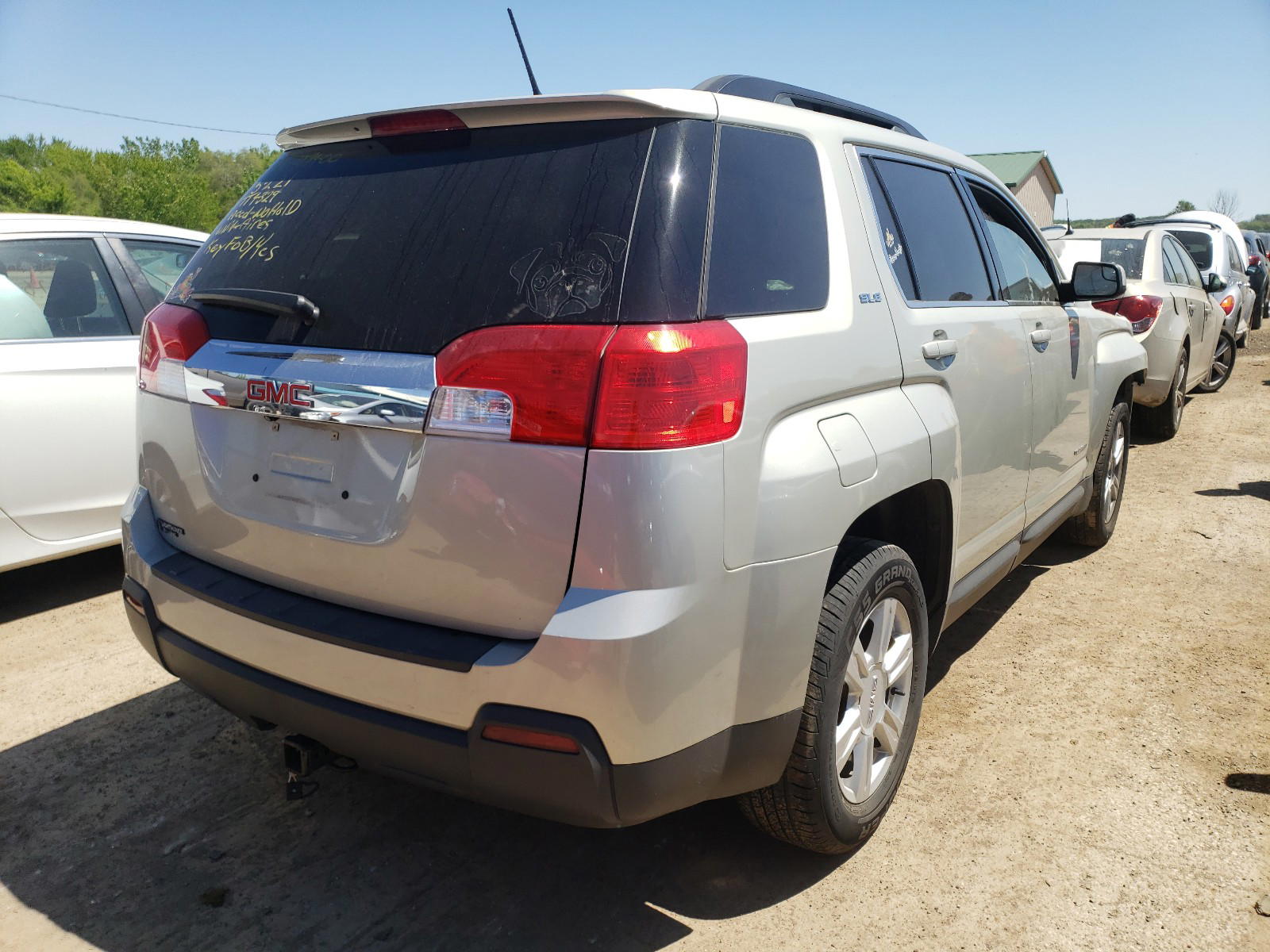 Photo 4 from auction – 2014 GMC TERRAIN SL with VIN 2GKALREK0E6347650