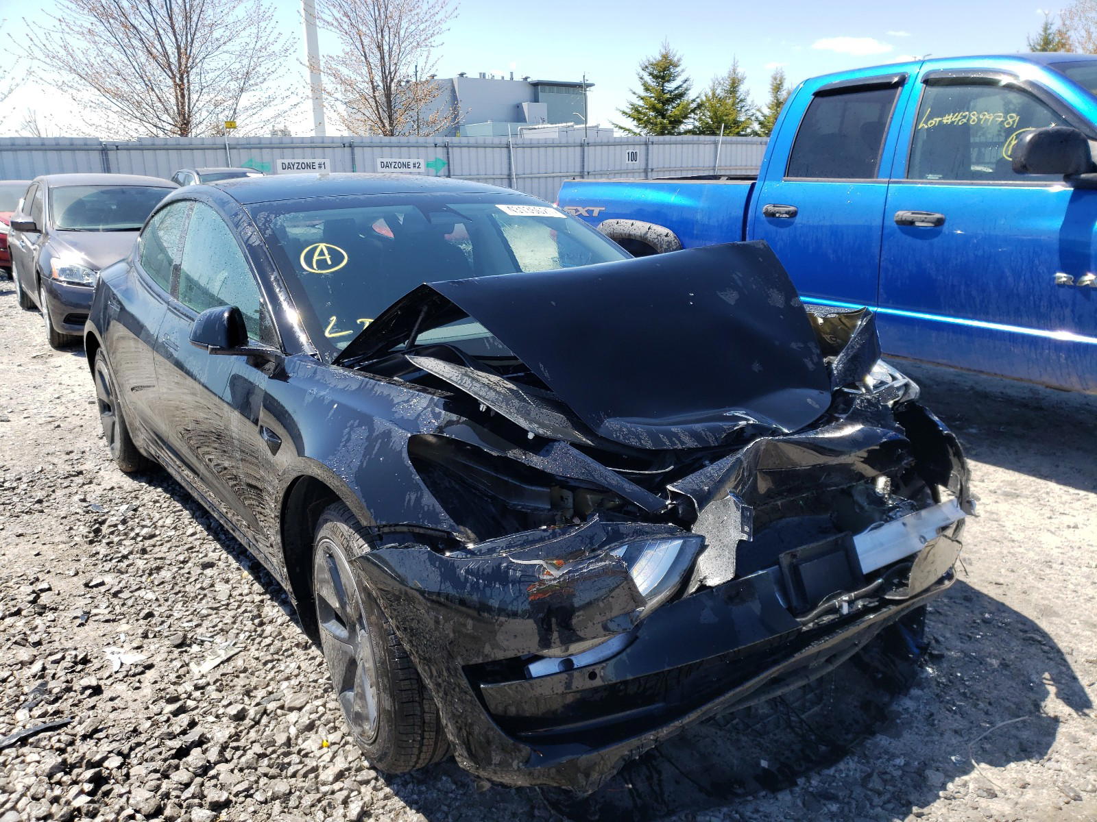 TESLA MODEL 3 2021 with VIN 5YJ3E1EA5MF857430 - Photo from auction