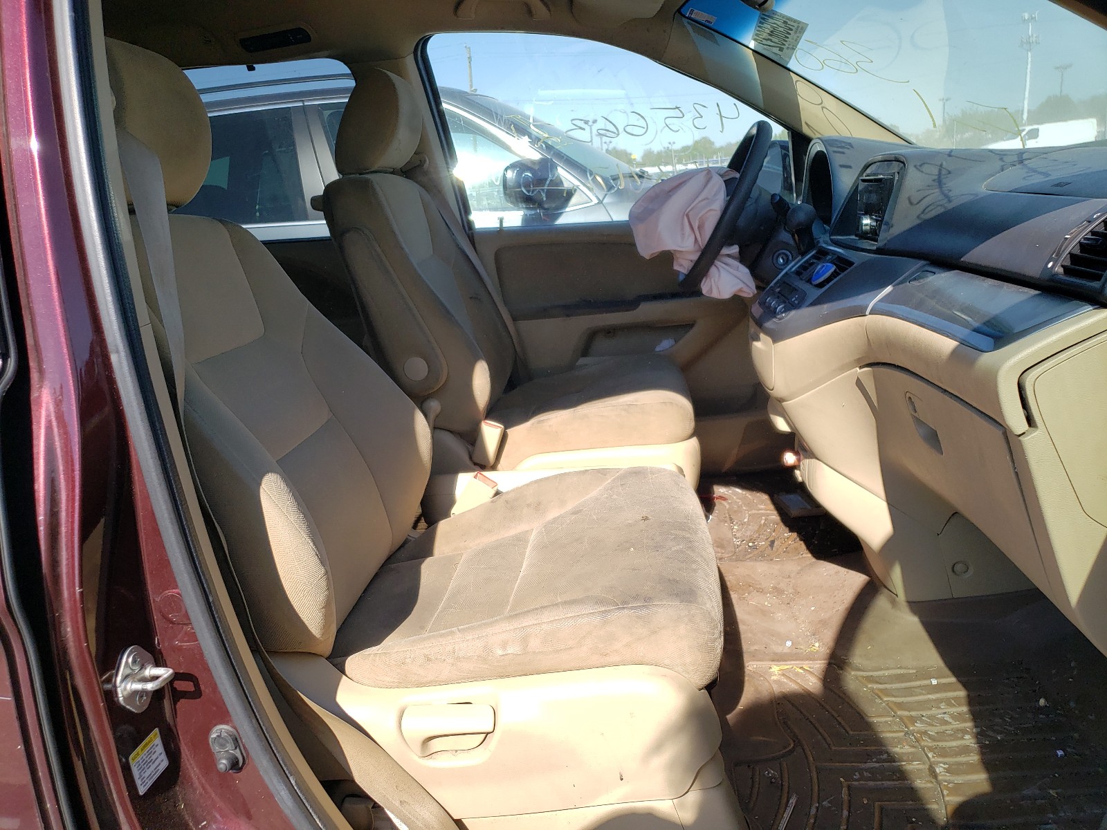 Photo 5 from auction – 2009 HONDA ODYSSEY EX with VIN 5FNRL38429B000359