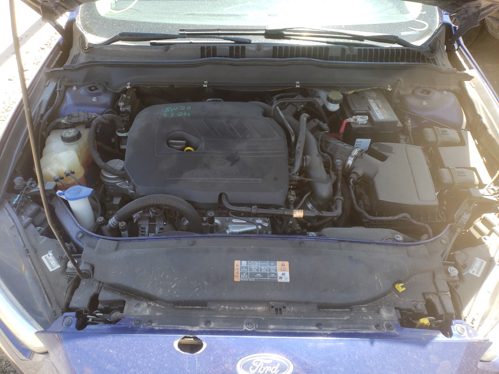 Photo 7 from auction – 2014 FORD FUSION SE with VIN 3FA6P0HD2ER142375
