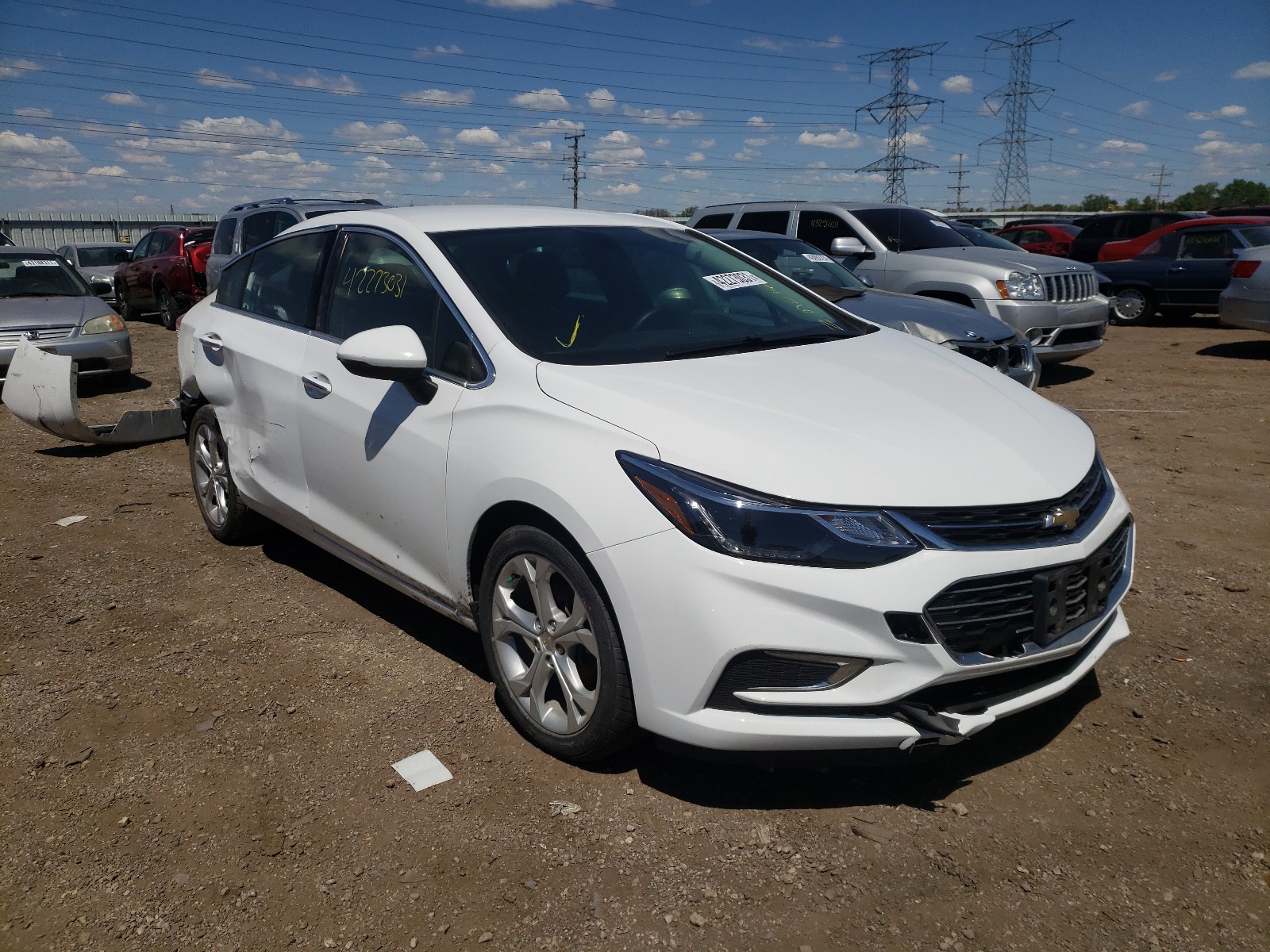CHEVROLET CRUZE PREM 2017 with VIN 1G1BF5SM5H7130971 - Photo from auction