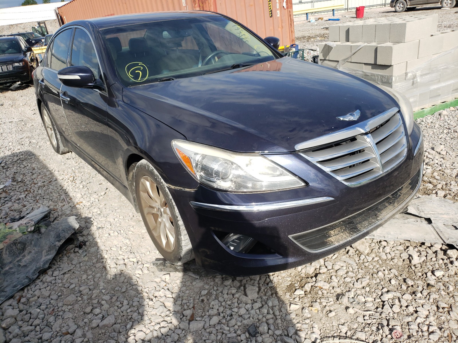 HYUNDAI GENESIS 3. 2012 with VIN KMHGC4DDXCU195365 - Photo from auction