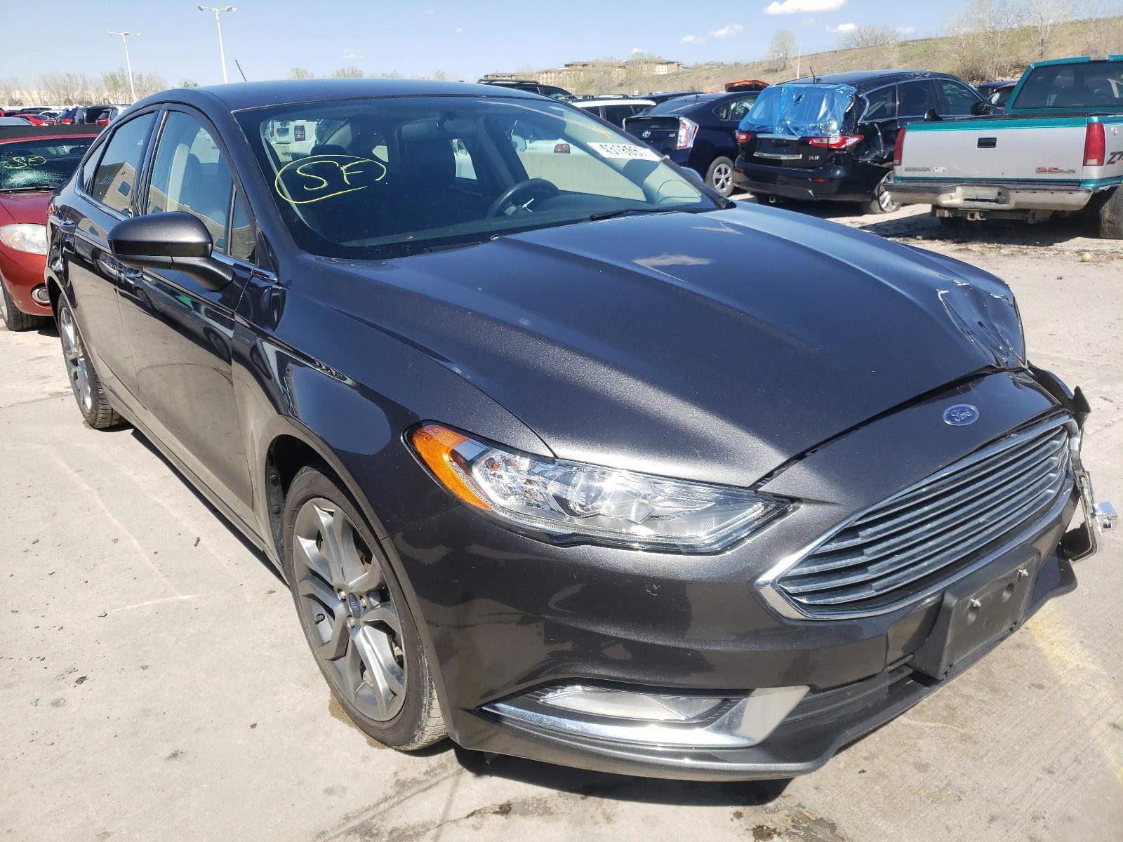 FORD FUSION SE 2017 with VIN 3FA6P0HD3HR407650 - Photo from auction
