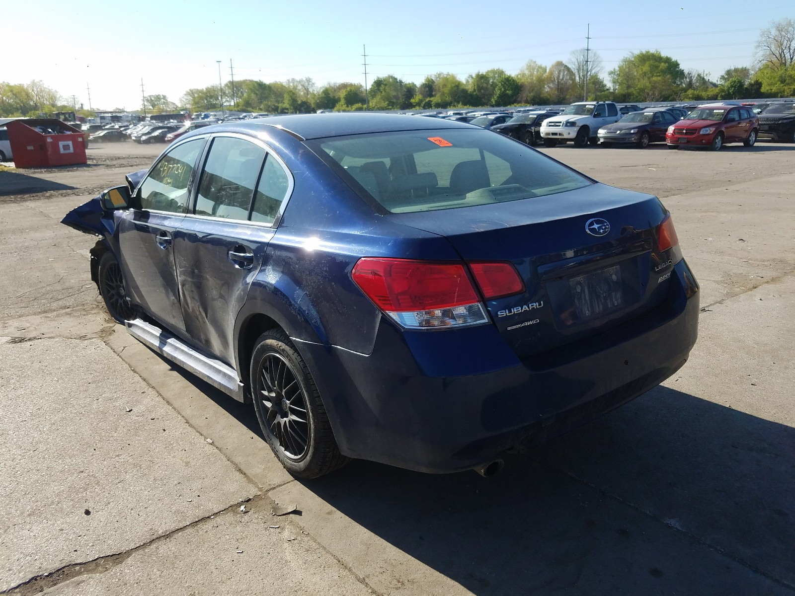 Zdjęcie 3 z aukcji – 2010 SUBARU LEGACY 2.5 z VIN 4S3BMBL61A3224337