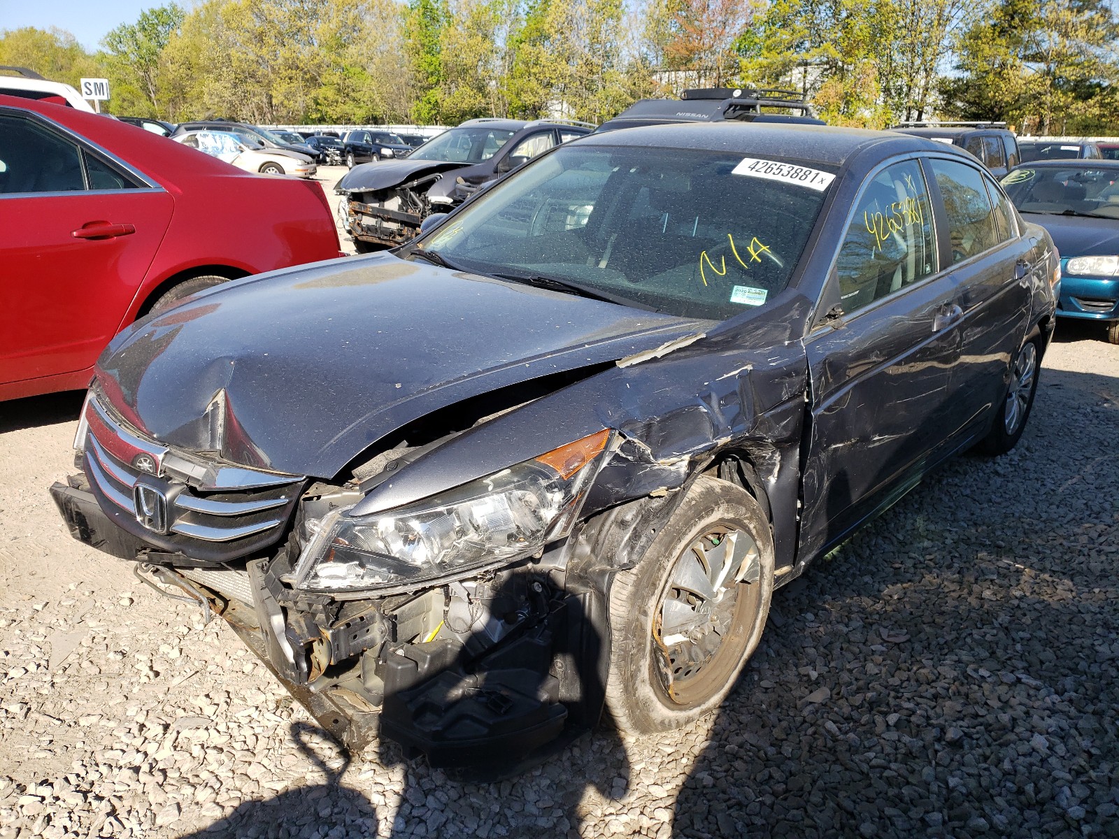 Photo 2 from auction – 2012 HONDA ACCORD LX with VIN 1HGCP2F37CA189557
