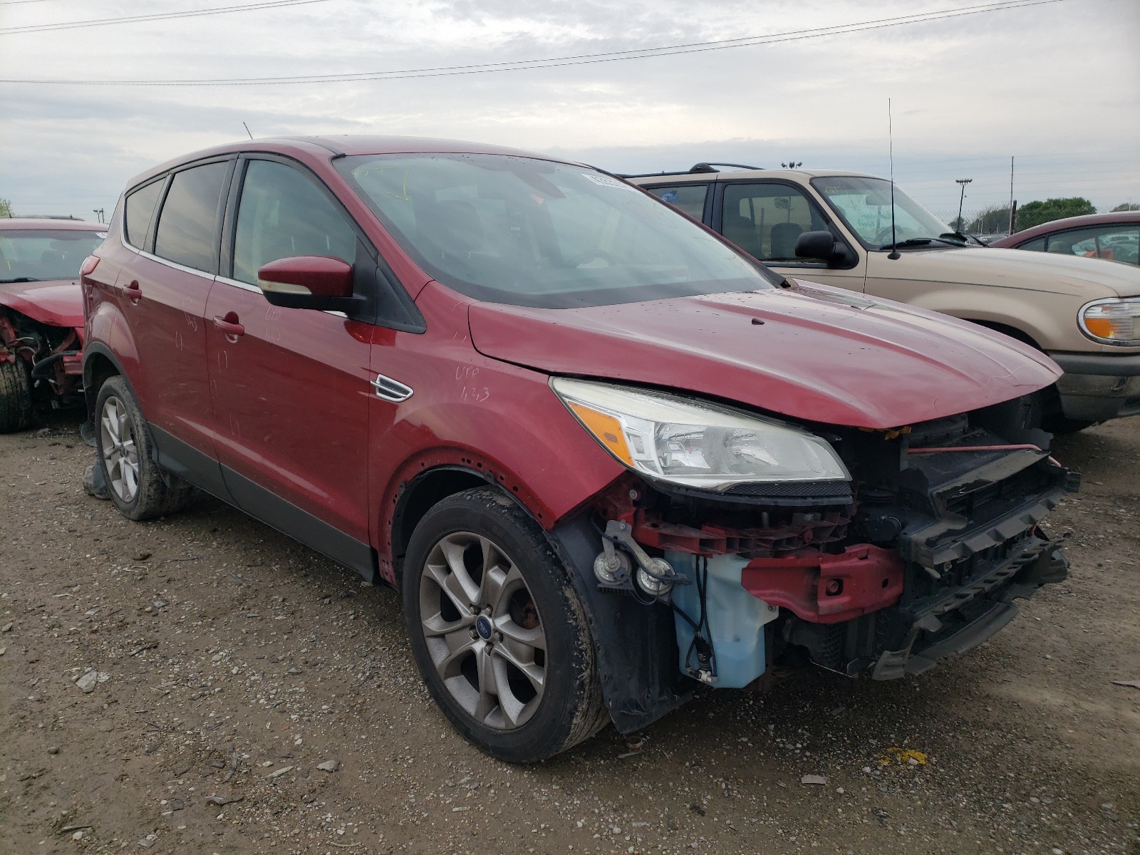 FORD ESCAPE SEL 2013 with VIN 1FMCU0HX6DUA92258 - Photo from auction