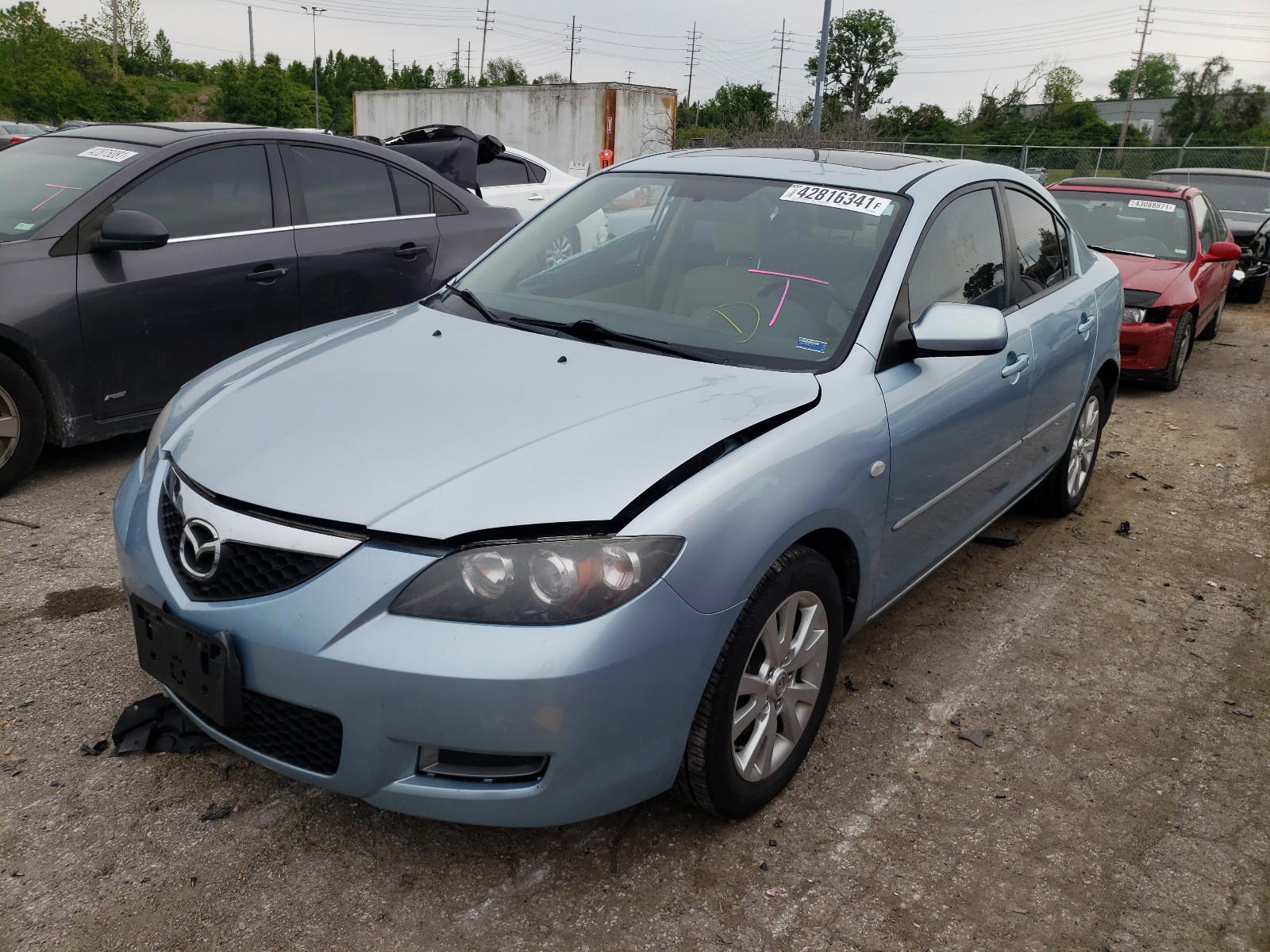 Photo 2 from auction – 2007 MAZDA 3 I with VIN JM1BK32F771604154