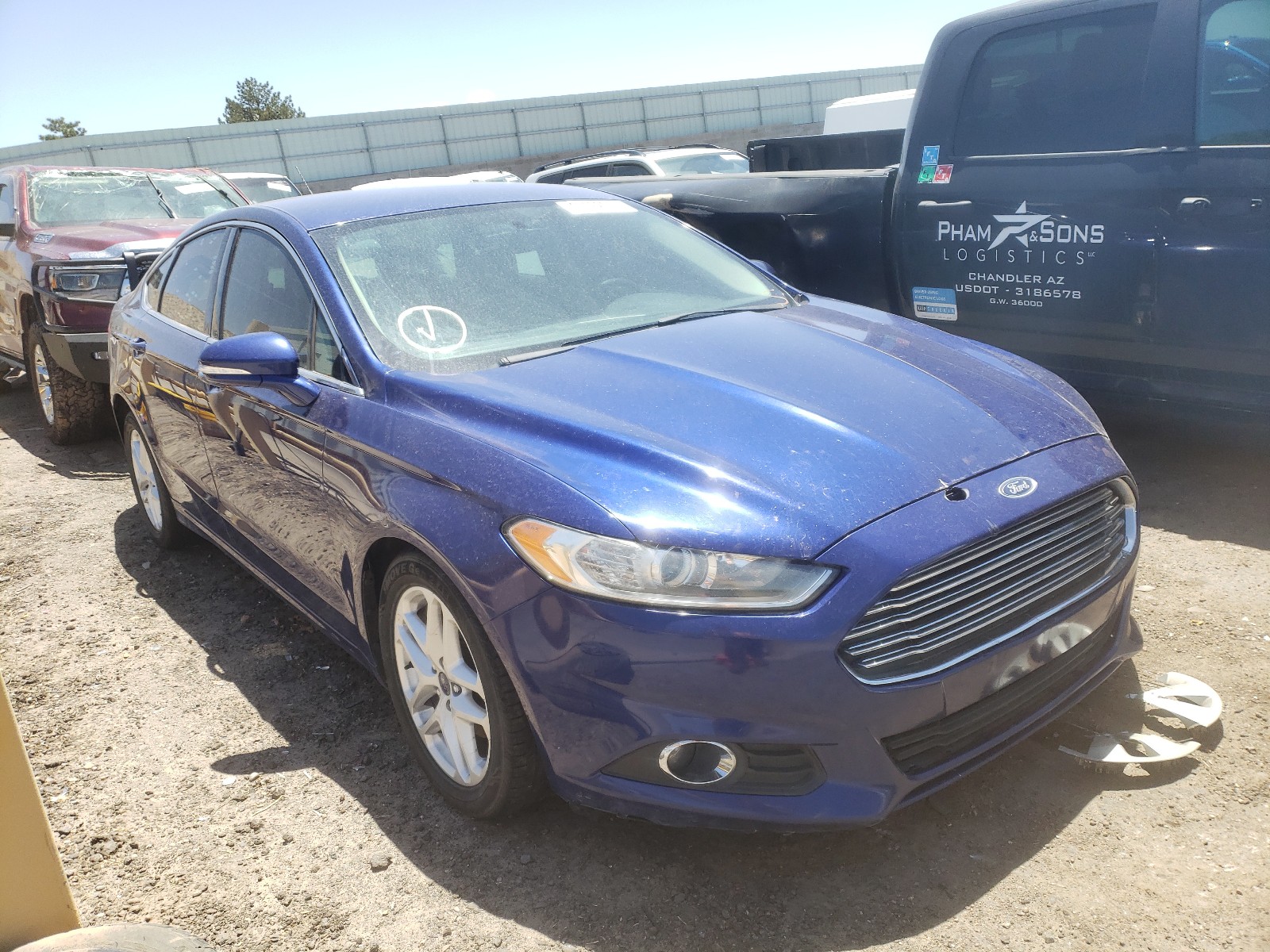 FORD FUSION SE 2014 with VIN 3FA6P0HD2ER142375 - Photo from auction
