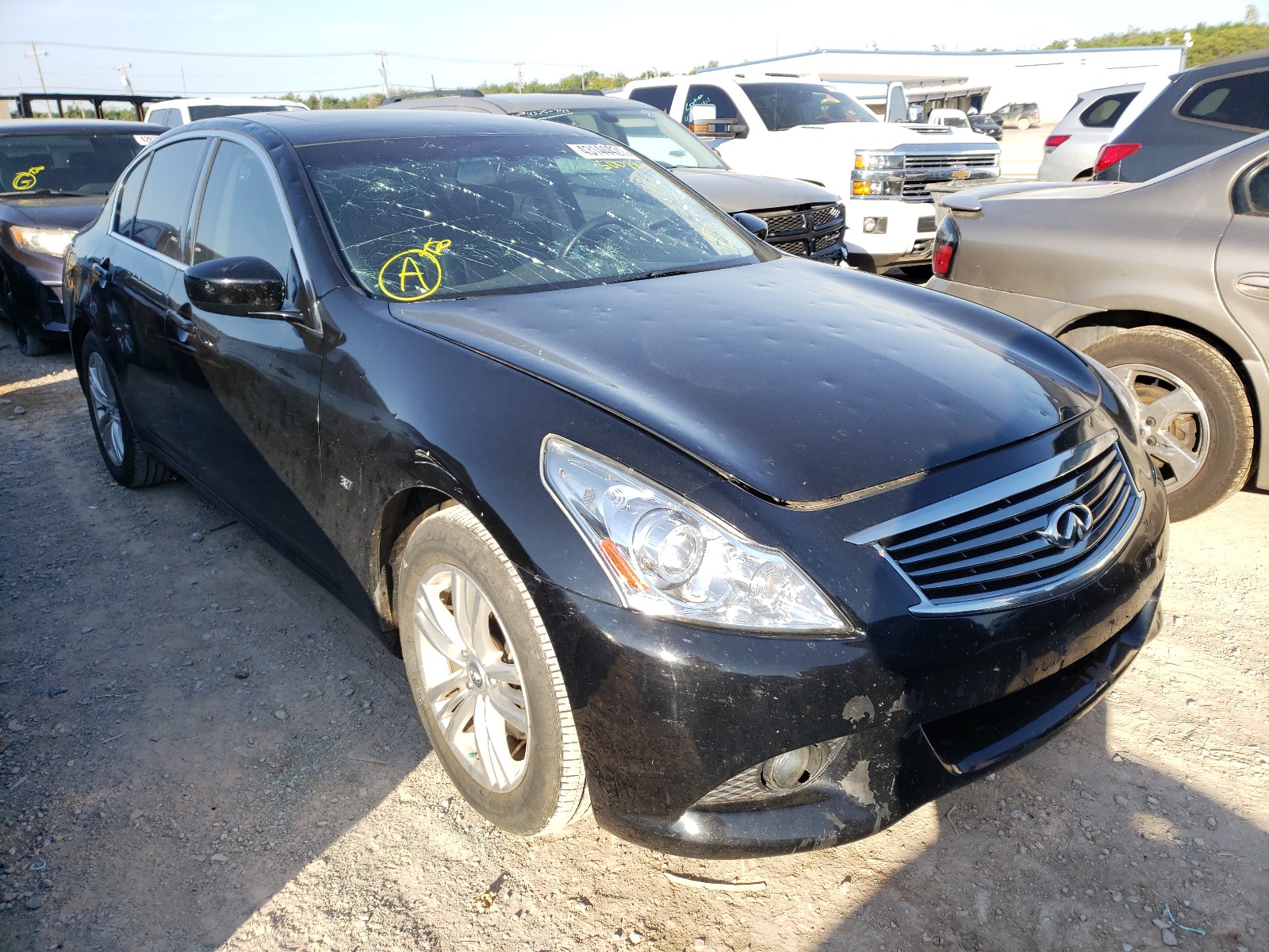 INFINITI Q40 2015 with VIN JN1CV6AP3FM500283 - Photo from auction