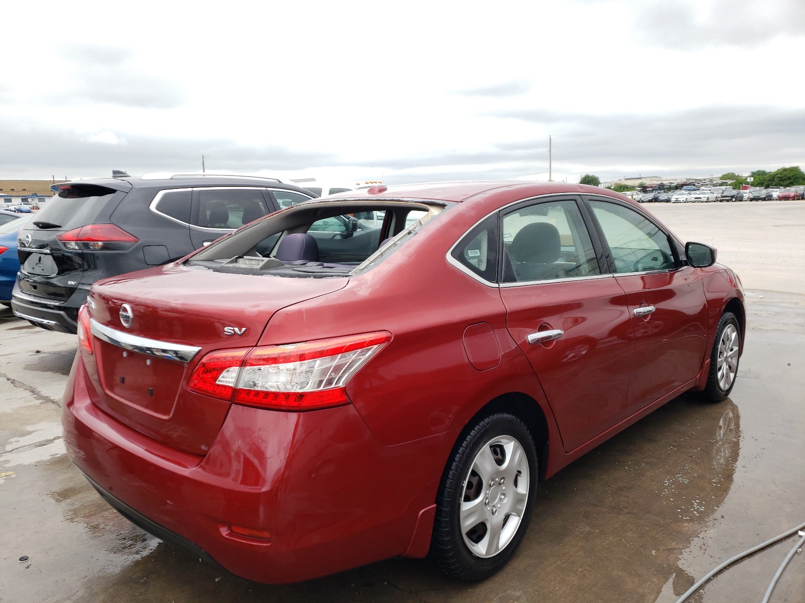 Photo 4 from auction – 2015 NISSAN SENTRA S with VIN 3N1AB7AP0FL659990