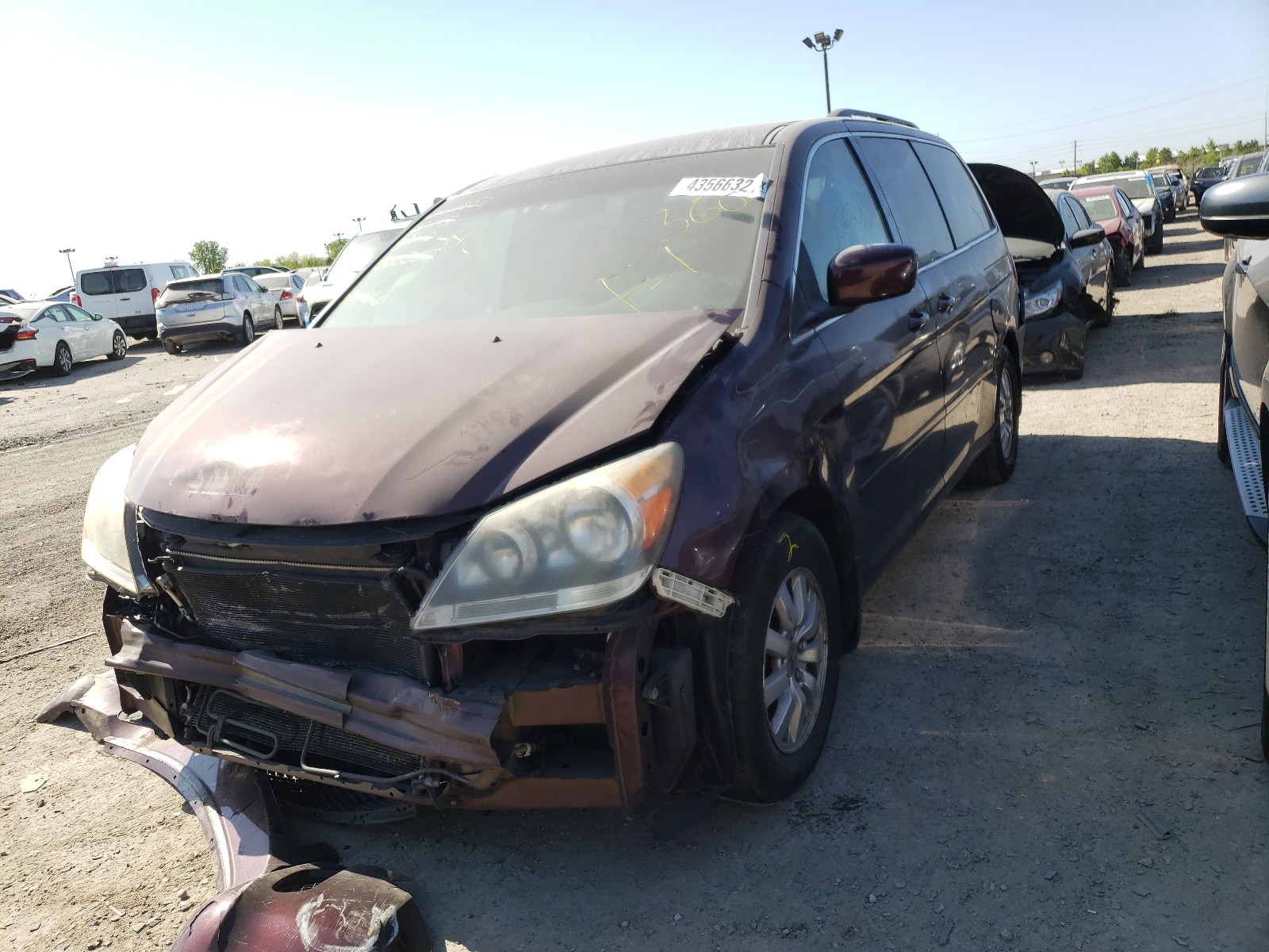 Photo 2 from auction – 2009 HONDA ODYSSEY EX with VIN 5FNRL38429B000359