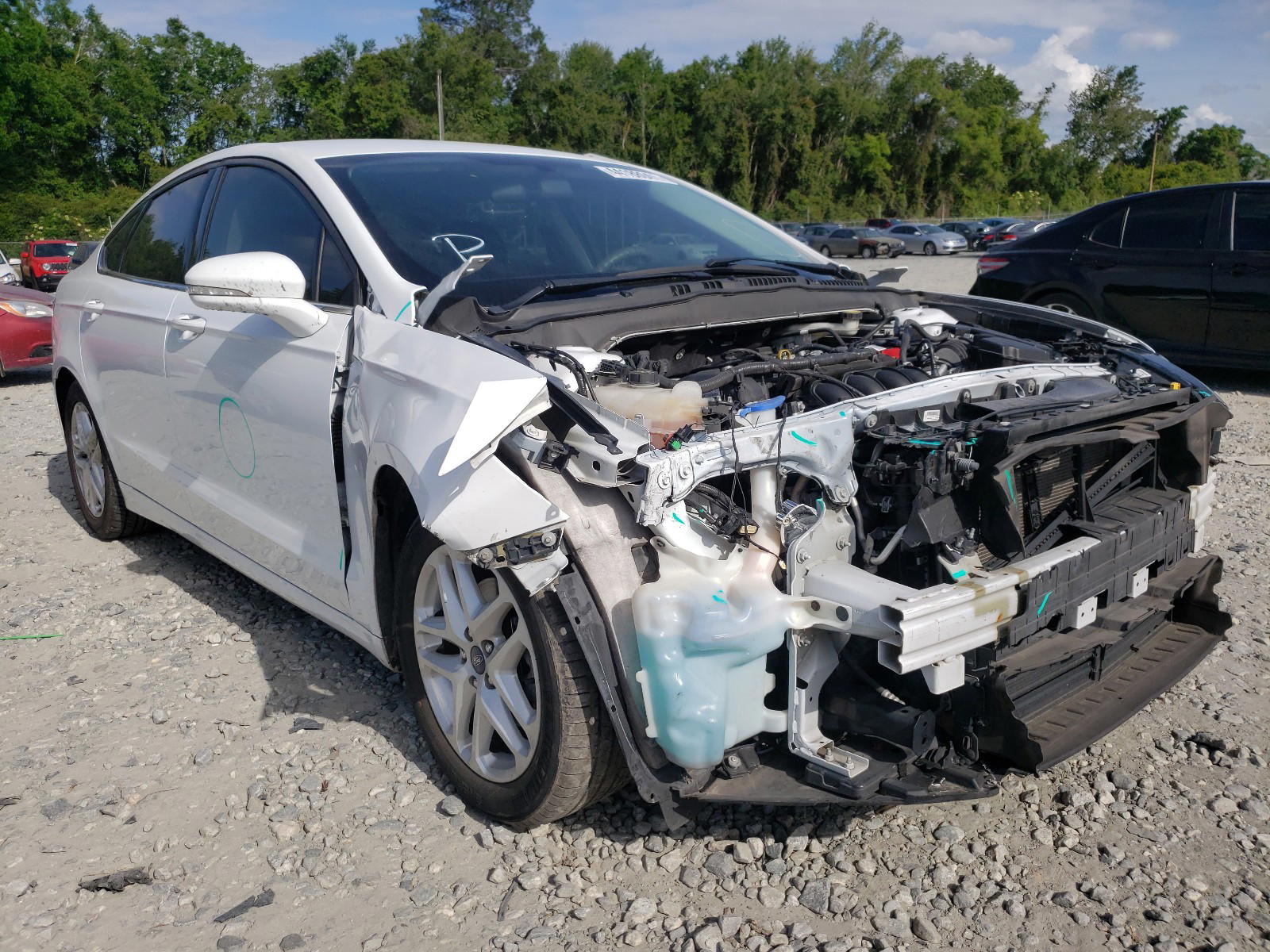 FORD FUSION SE 2016 with VIN 3FA6P0H77GR388139 - Photo from auction