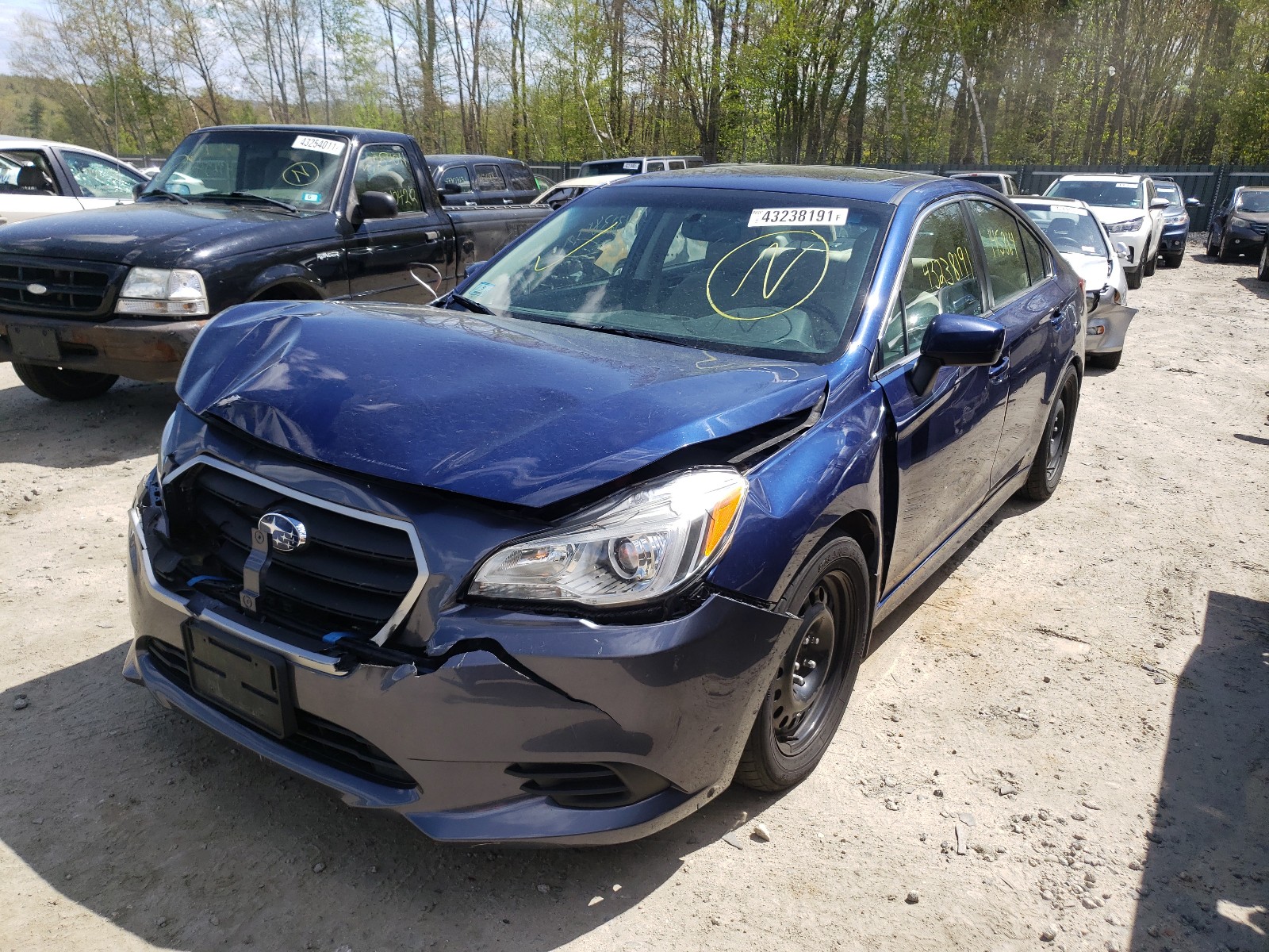 Photo 2 from auction – 2015 SUBARU LEGACY 2.5 with VIN 4S3BNAD6XF3012100