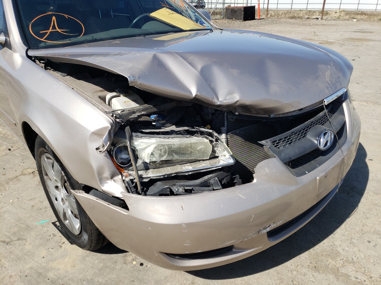 Photo 9 from auction – 2007 HYUNDAI SONATA GLS with VIN 5NPET46C07H206289