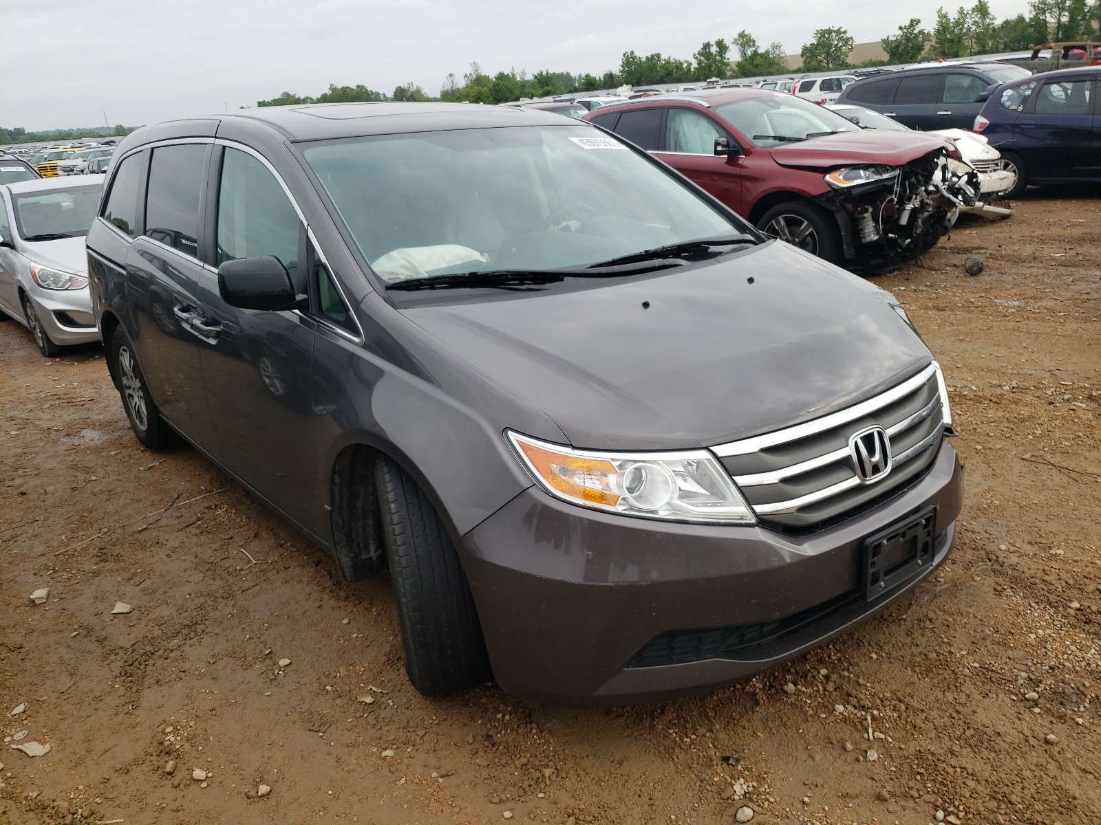 Photo 1 from auction – 2013 HONDA ODYSSEY EX with VIN 5FNRL5H63DB086433