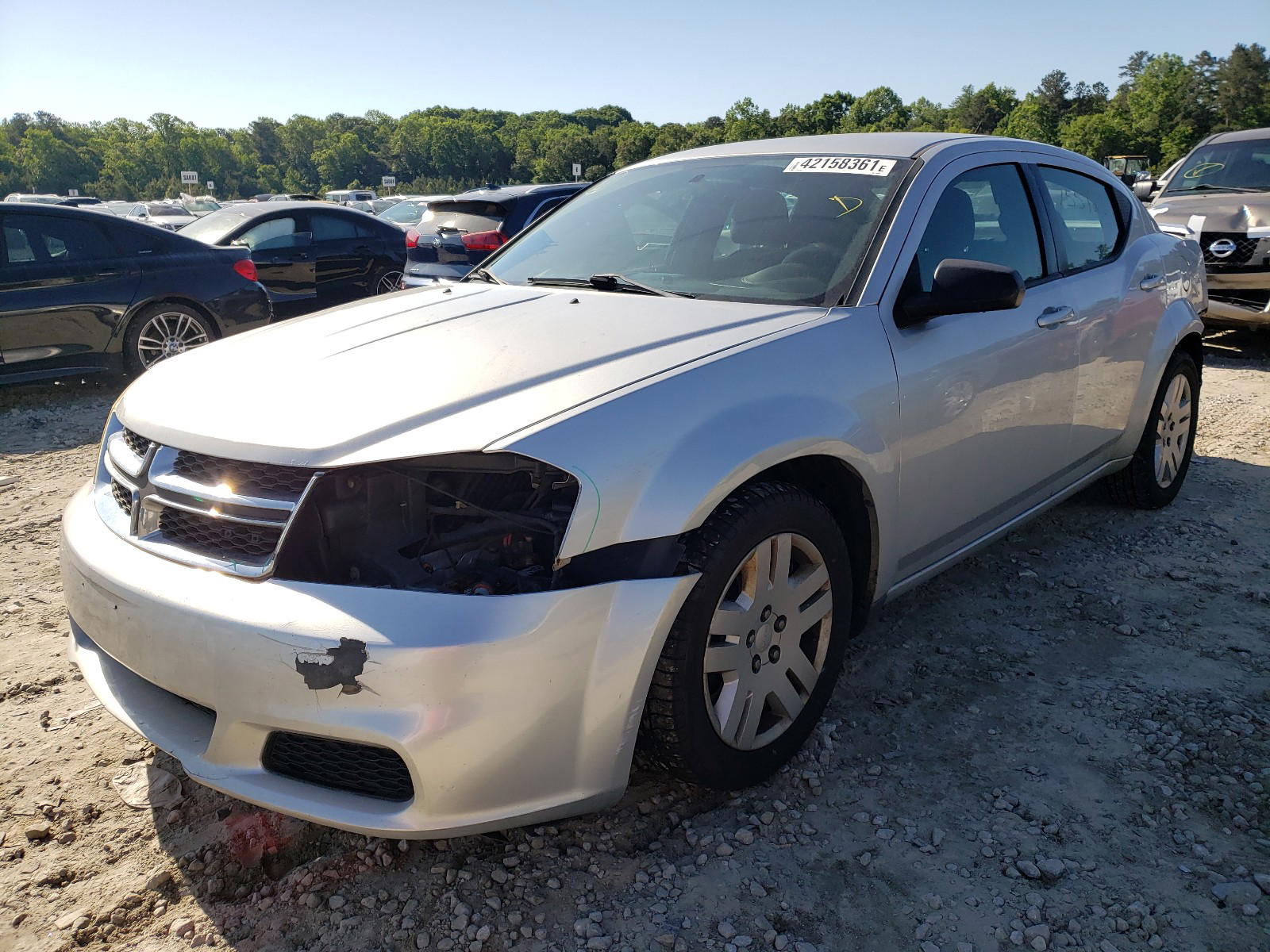 Photo 2 from auction – 2012 DODGE AVENGER SE with VIN 1C3CDZAB3CN165302