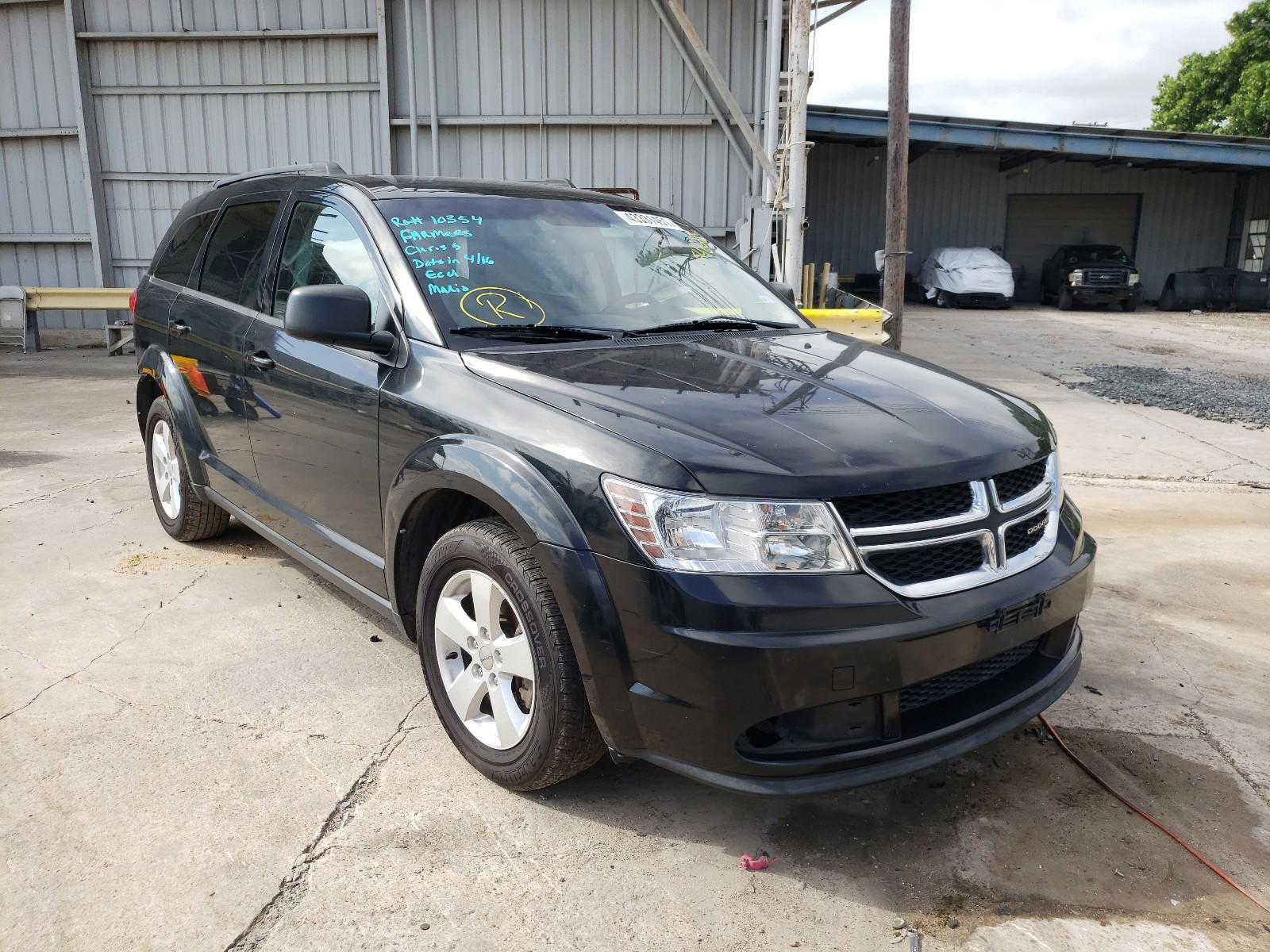 DODGE JOURNEY SE 2014 with VIN 3C4PDCAB1ET154828 - Photo from auction
