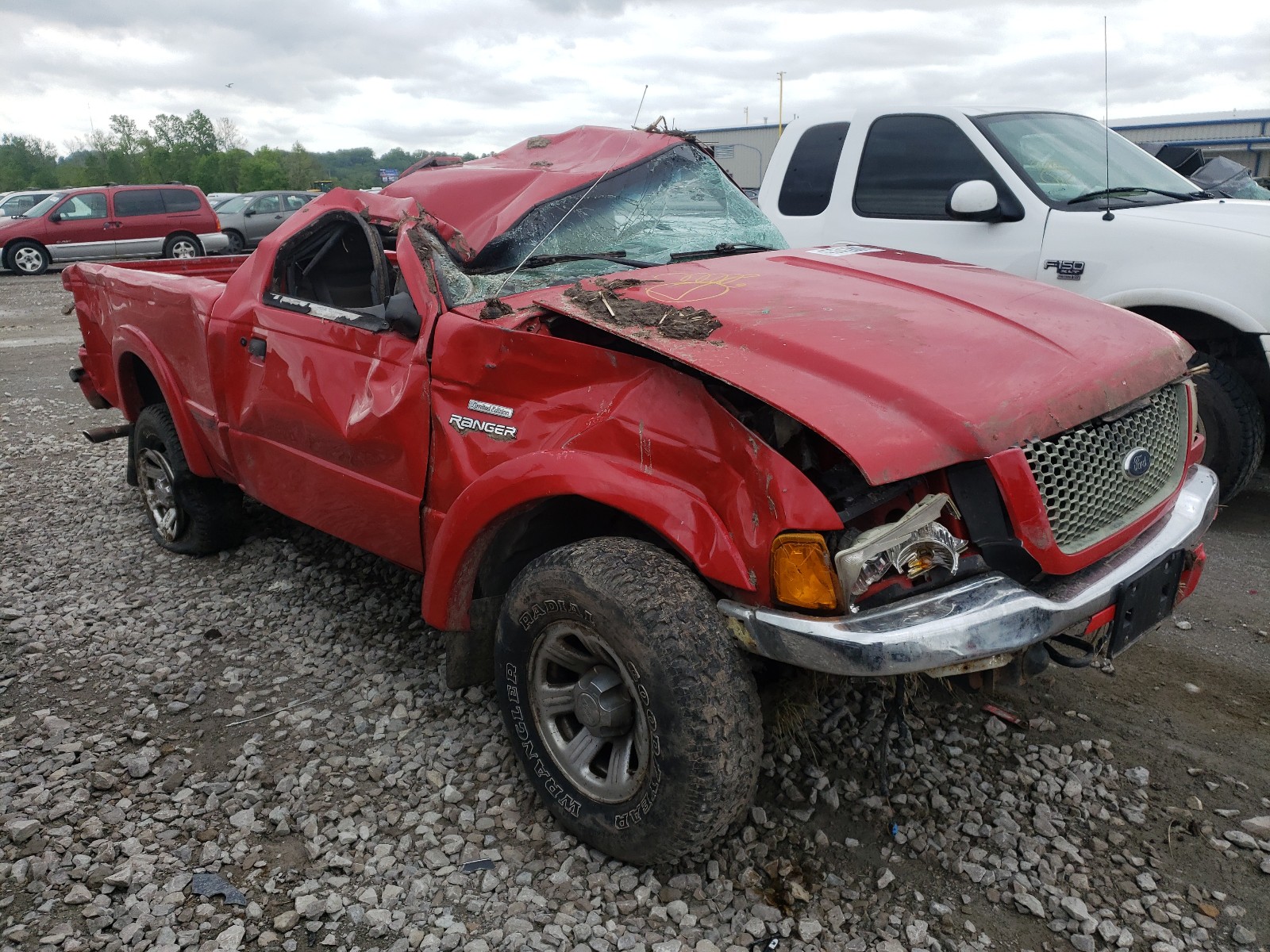 FORD RANGER 2001 with VIN 1FTYR10U31PA48859 - Photo from auction