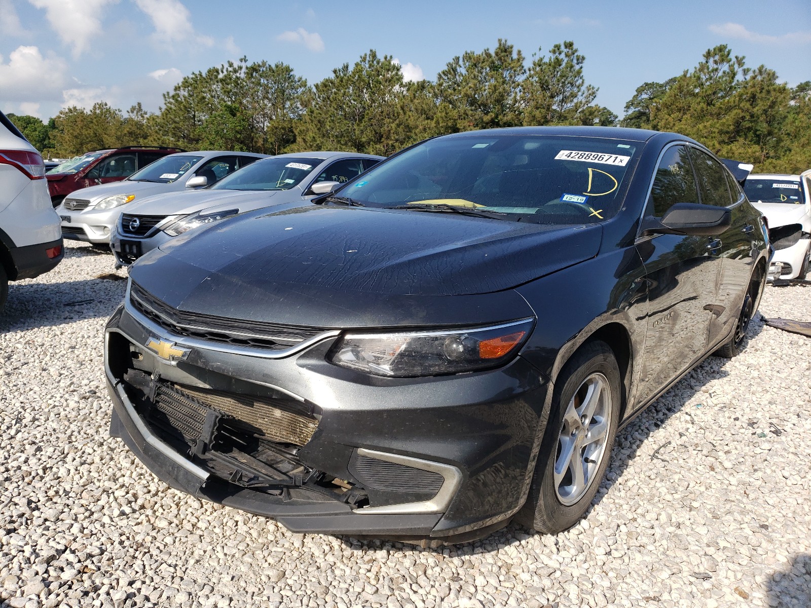 Photo 2 from auction – 2017 CHEVROLET MALIBU LS with VIN 1G1ZB5STXHF164850