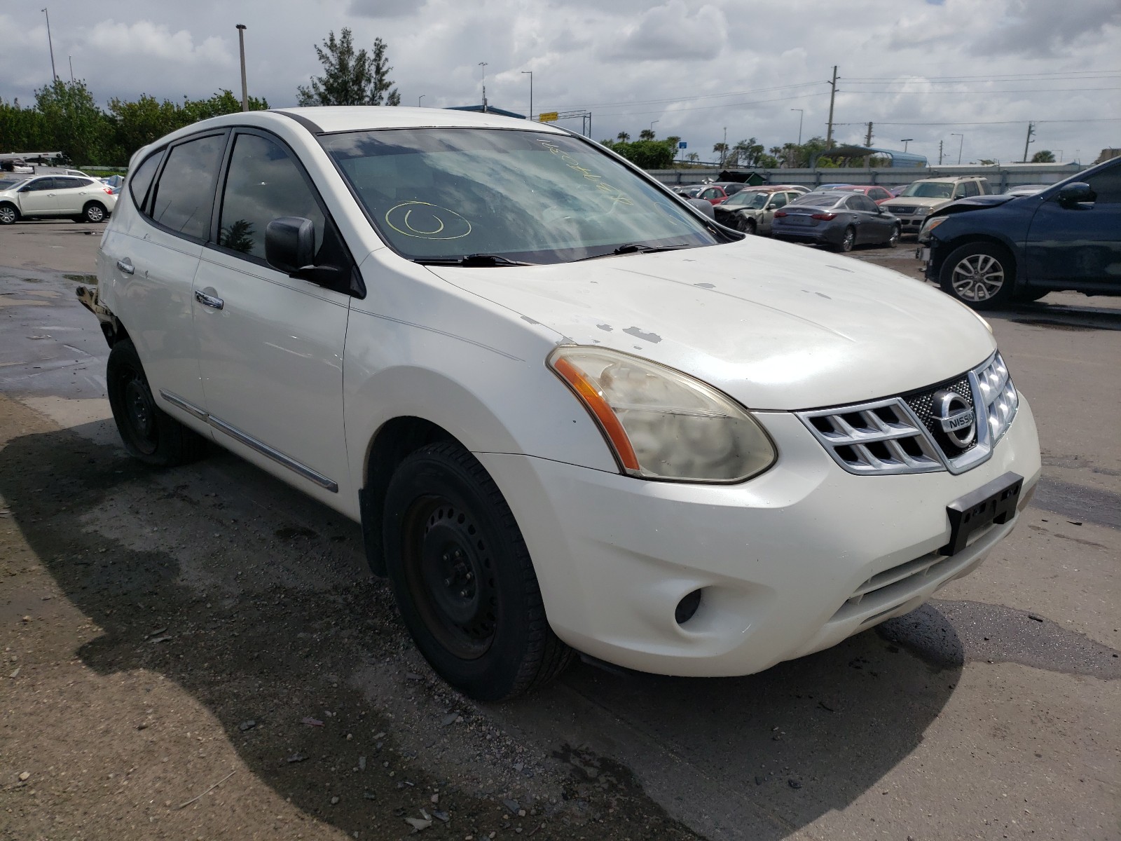 NISSAN ROGUE S 2013 with VIN JN8AS5MT7DW538962 - Photo from auction