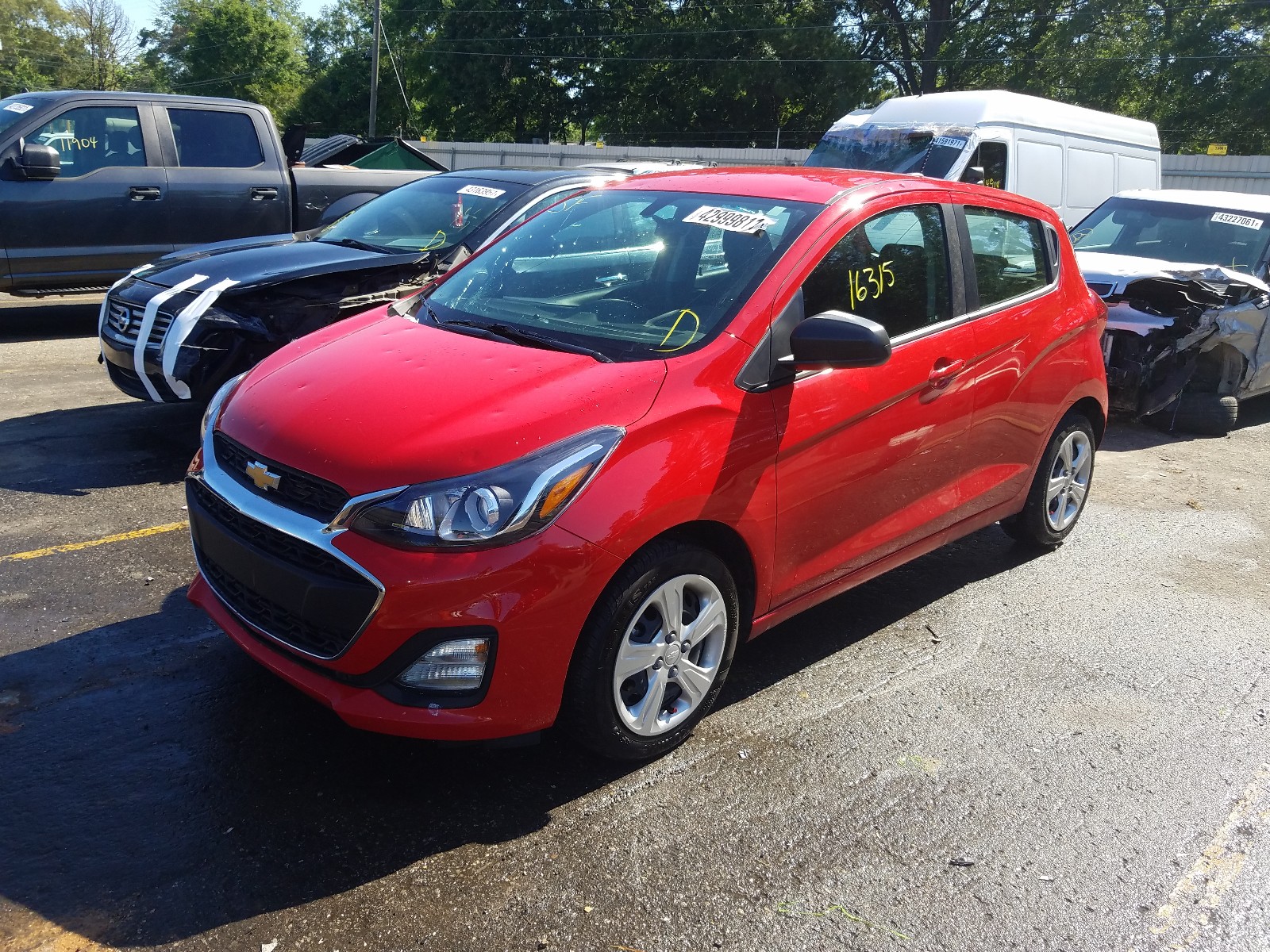 Photo 2 from auction – 2020 CHEVROLET SPARK LS with VIN KL8CA6SAXLC411114