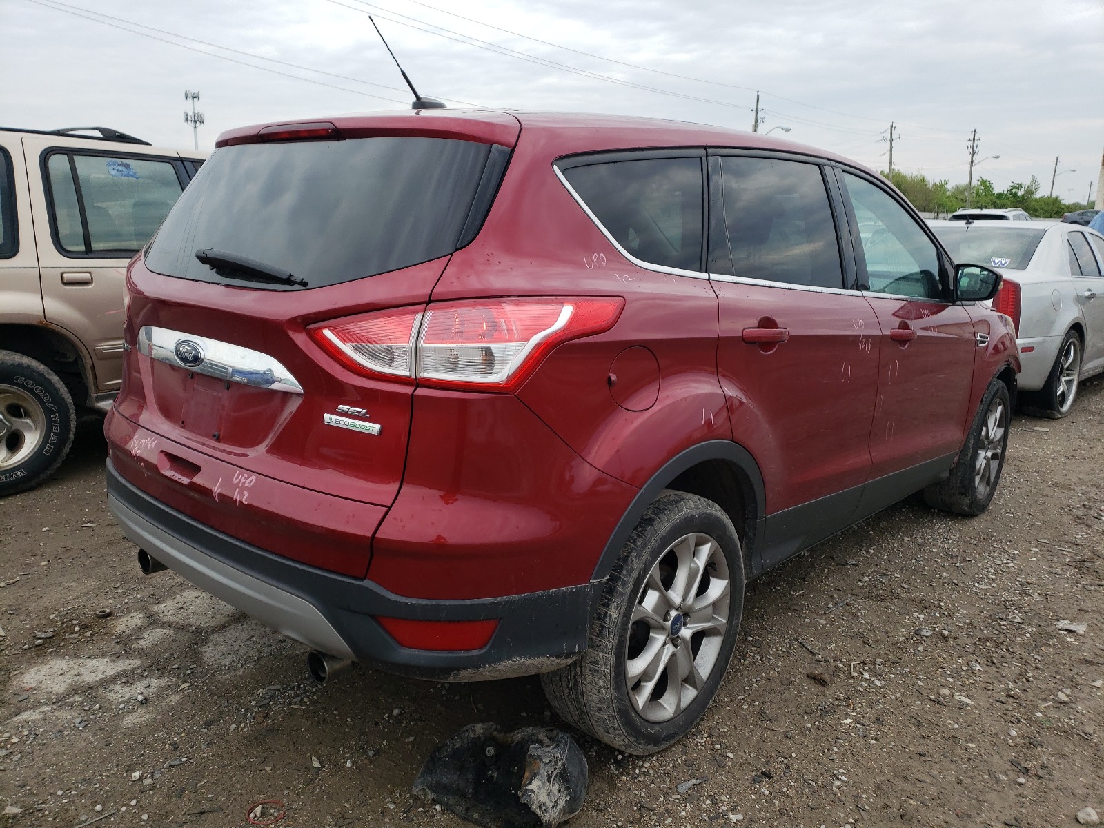 Photo 4 from auction – 2013 FORD ESCAPE SEL with VIN 1FMCU0HX6DUA92258