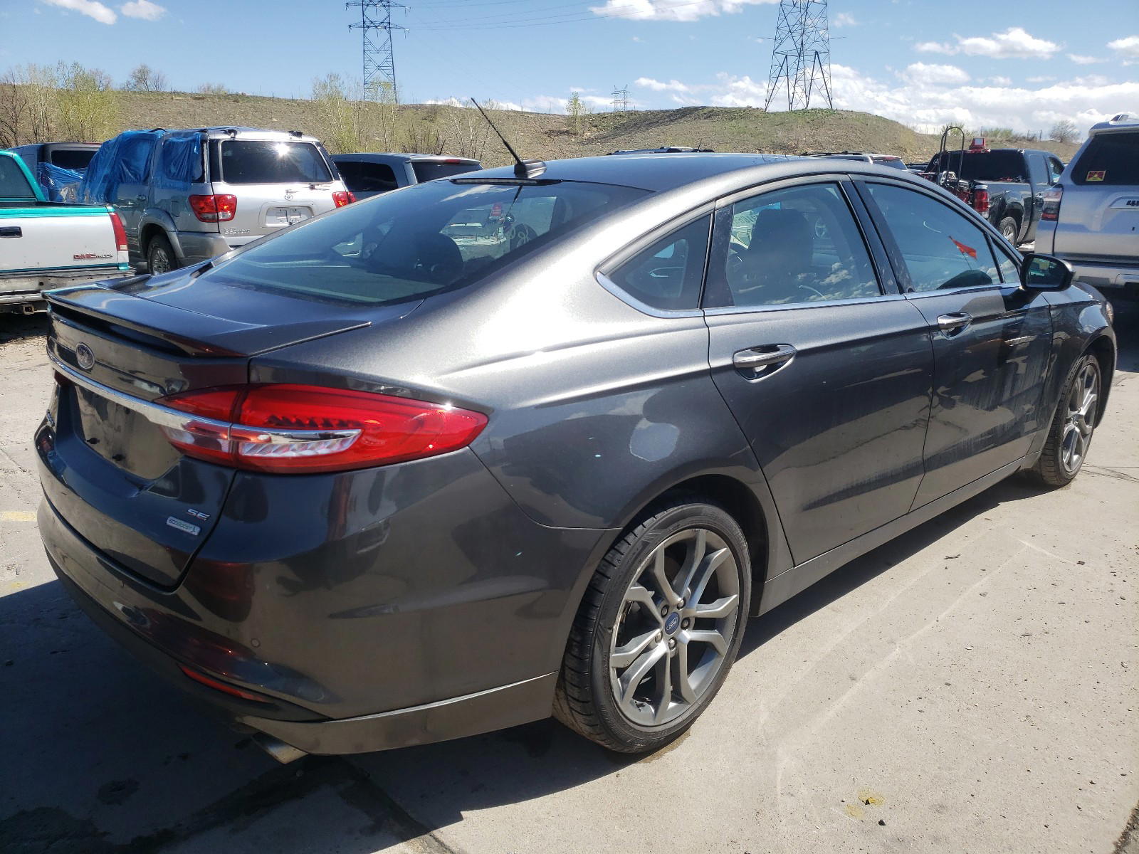 Photo 4 from auction – 2017 FORD FUSION SE with VIN 3FA6P0HD3HR407650