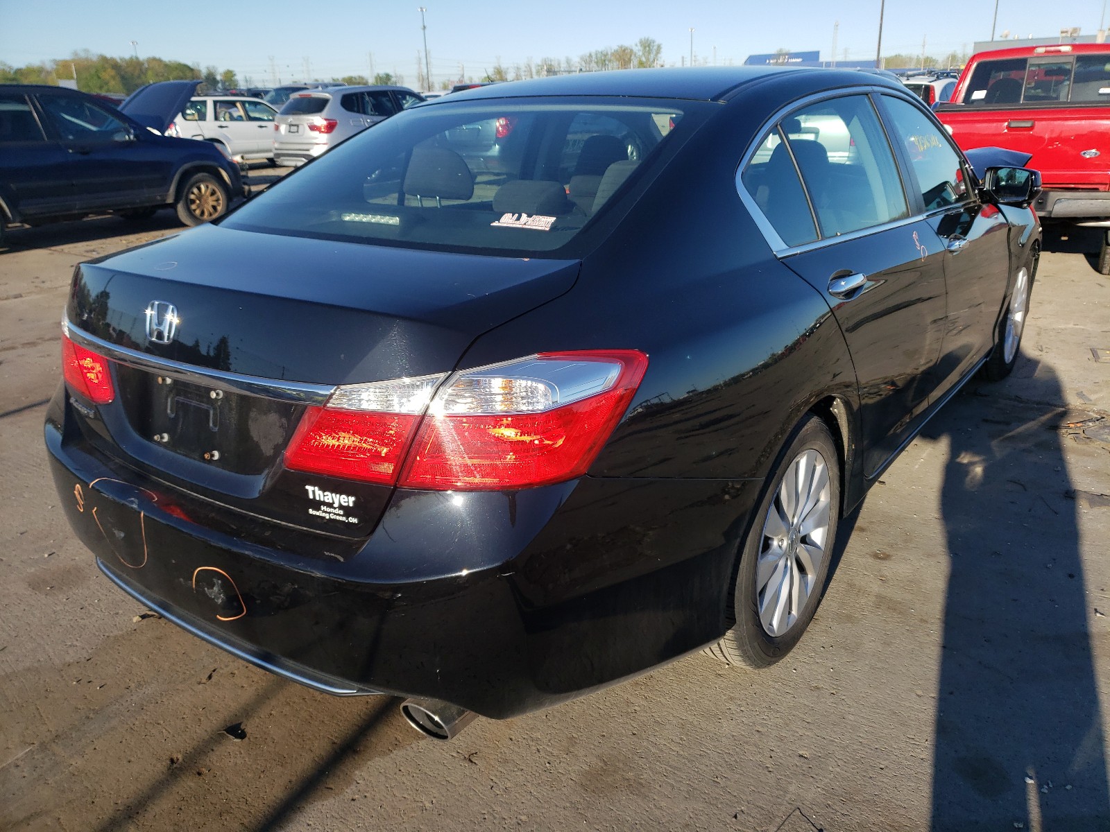 Photo 4 from auction – 2014 HONDA ACCORD EX with VIN 1HGCR2F73EA011242