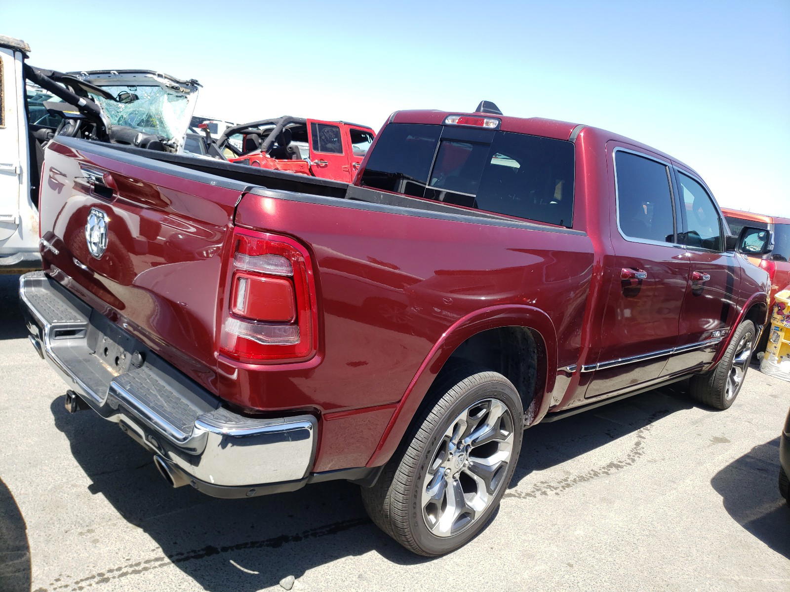Photo 4 from auction – 2019 RAM 1500 LIMIT with VIN 1C6RREHT5KN847778