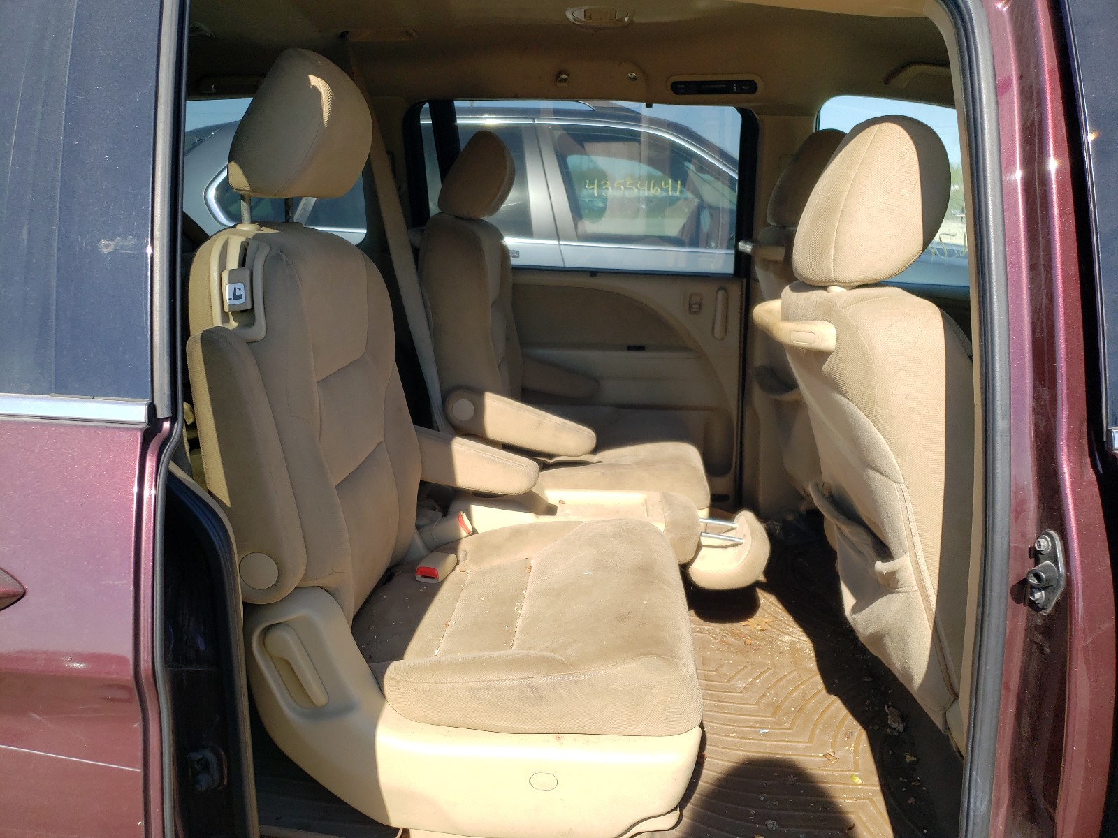 Photo 6 from auction – 2009 HONDA ODYSSEY EX with VIN 5FNRL38429B000359