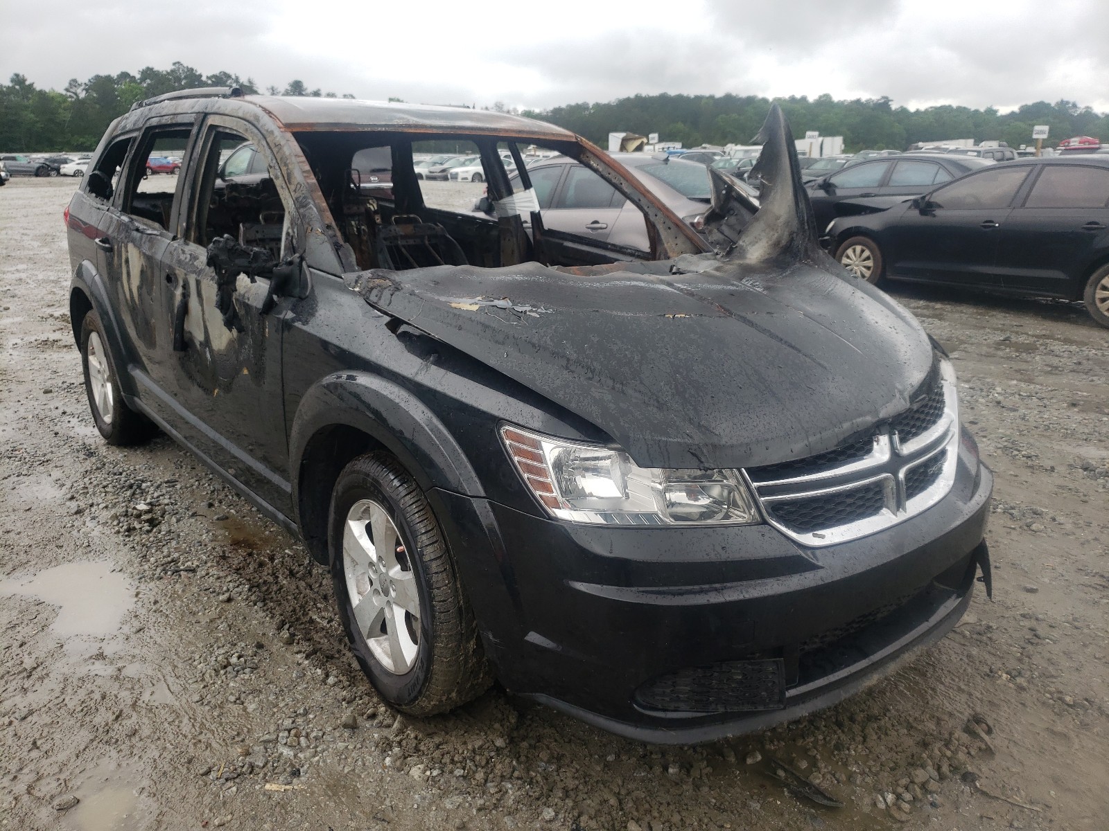 DODGE JOURNEY SE 2013 with VIN 3C4PDCAB6DT713384 - Photo from auction