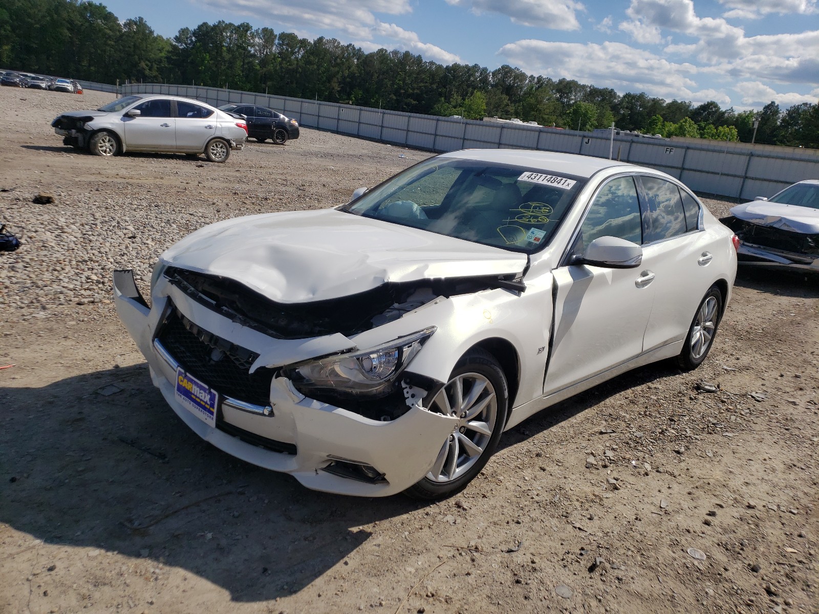 Photo 12 from auction – 2014 INFINITI Q50 BASE with VIN JN1BV7AP0EM684713