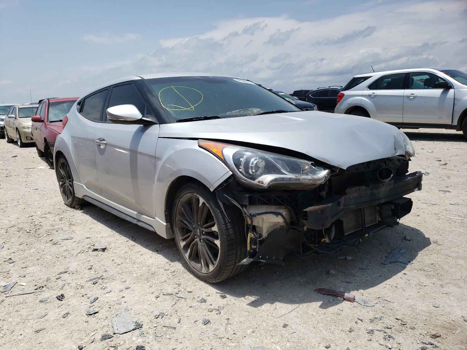 HYUNDAI VELOSTER T 2016 with VIN KMHTC6AE3GU257329 - Photo from auction