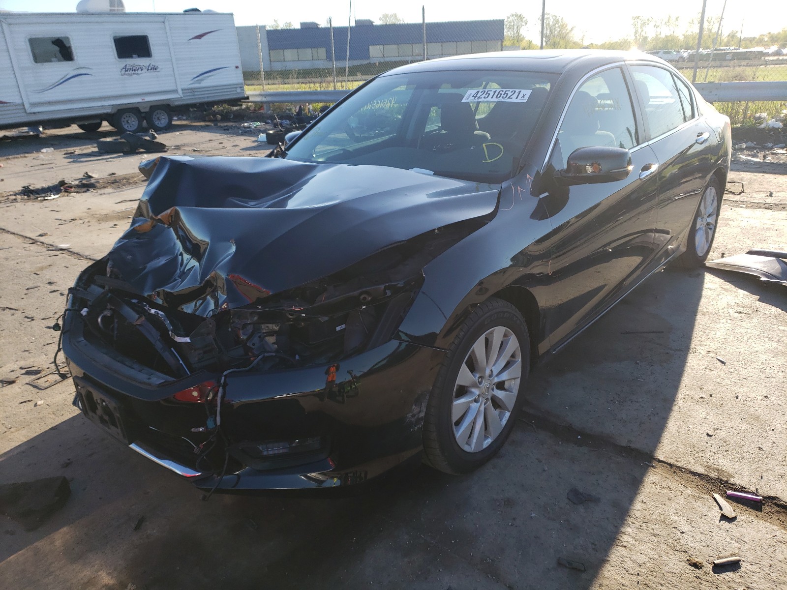 Photo 2 from auction – 2014 HONDA ACCORD EX with VIN 1HGCR2F73EA011242